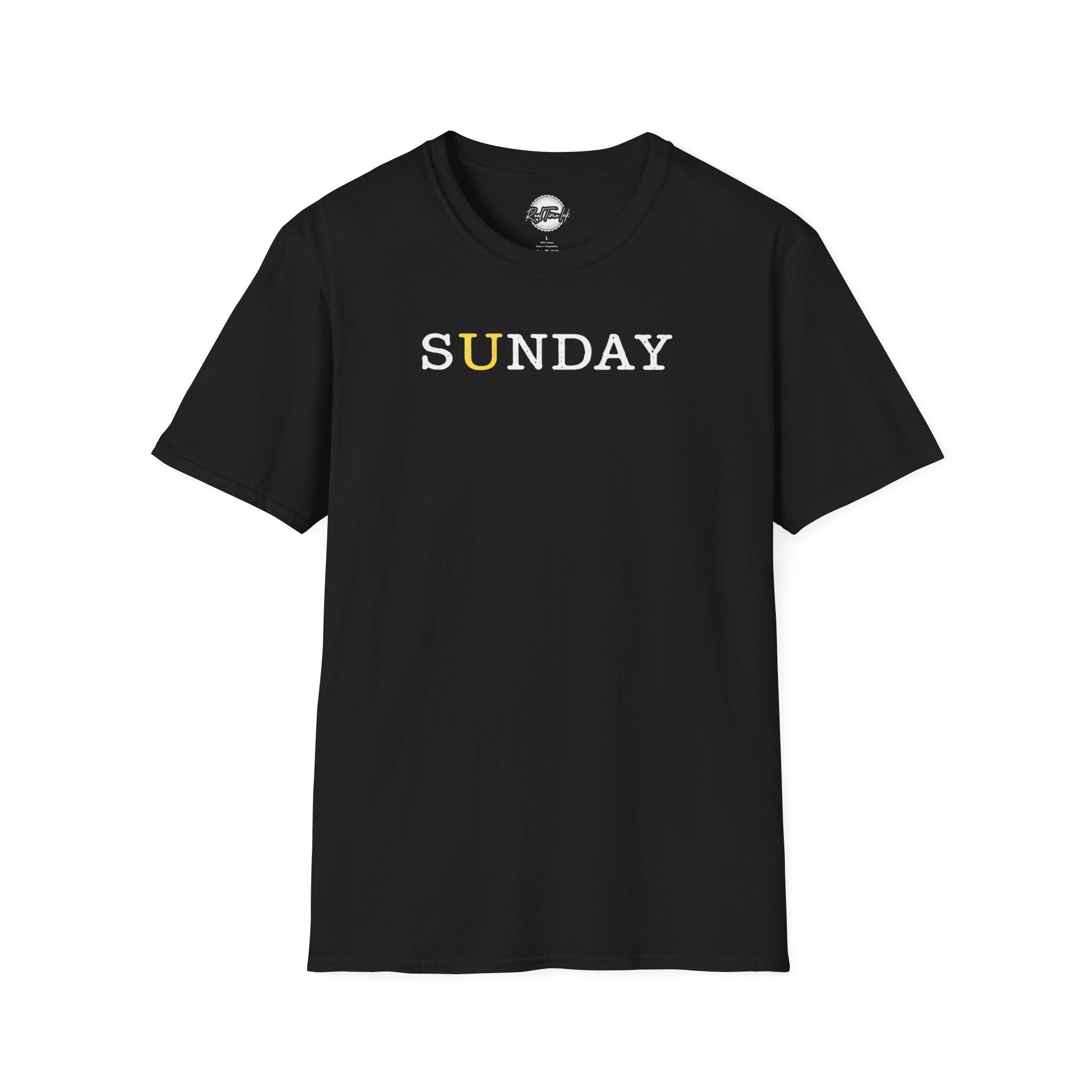 Sunday Minimalist T‑Shirt — White Relaxed Weekday Tee