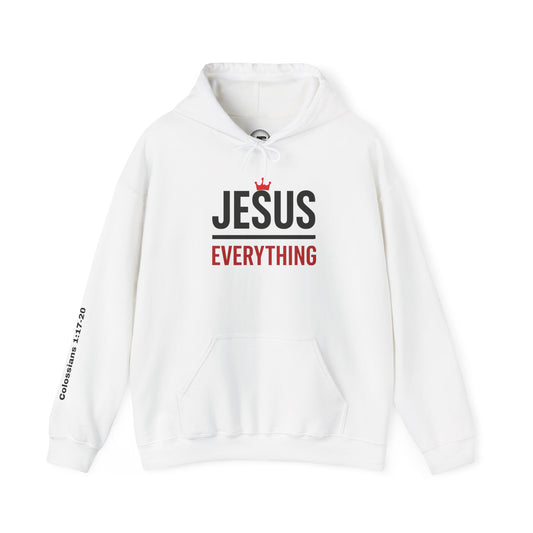Religious Hoodie - Jesus Over Everything Design