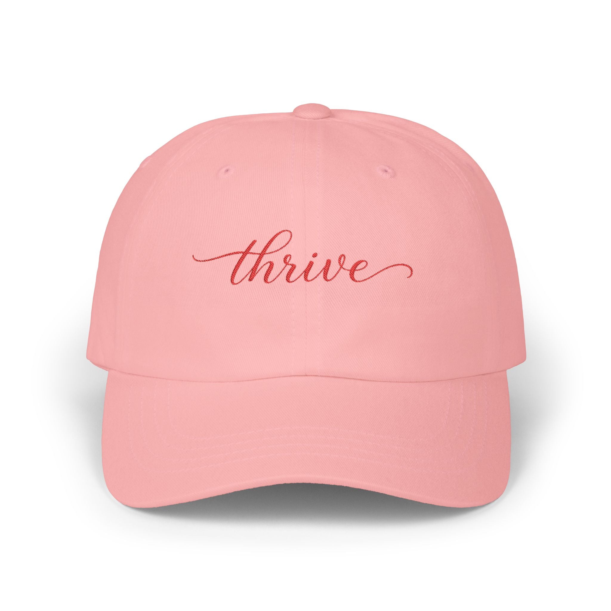 Thrive Embroidered Dad Cap — Inspirational Casual Hat for Women & Men