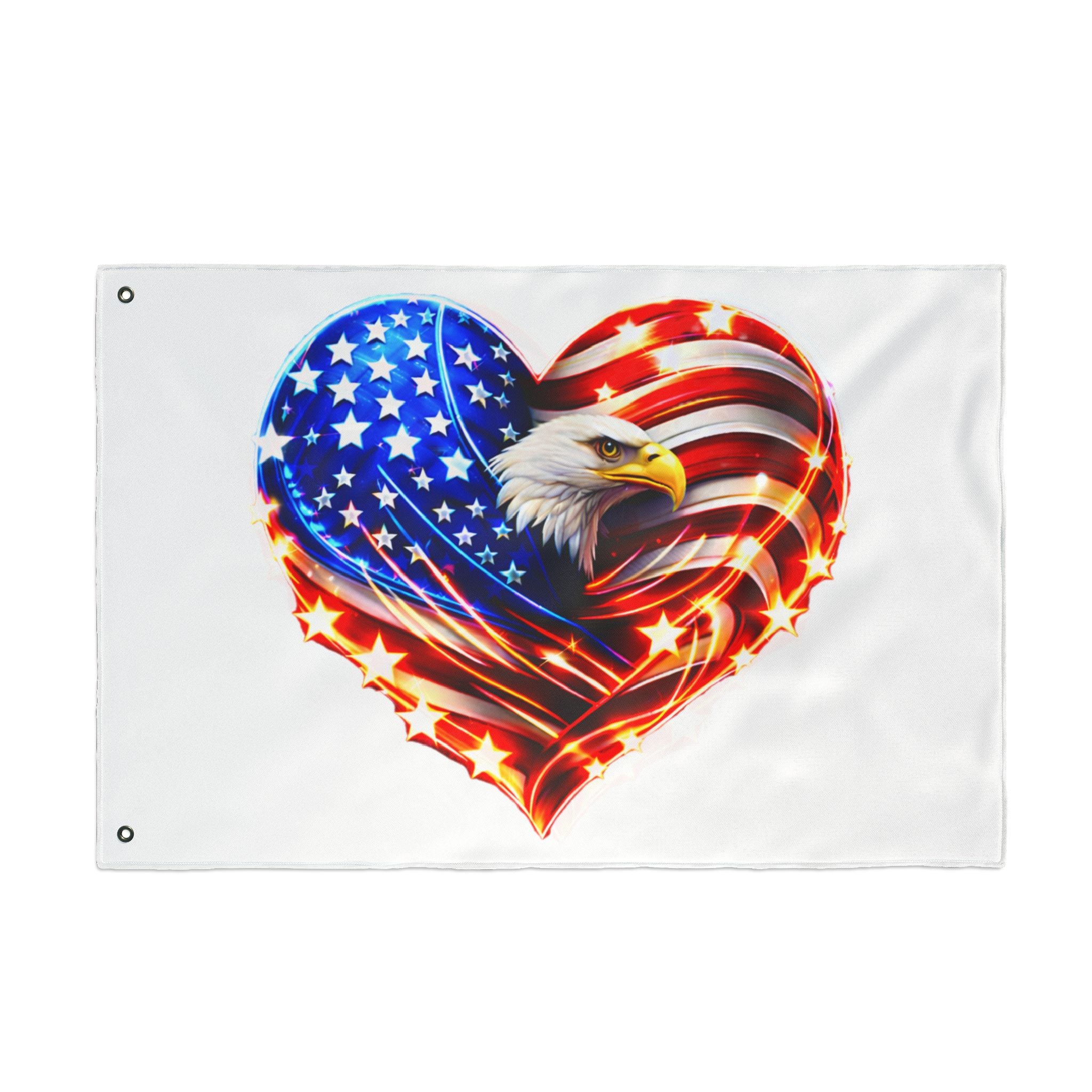 Heart of a Nation Flag - Double-Sided Outdoor Flag