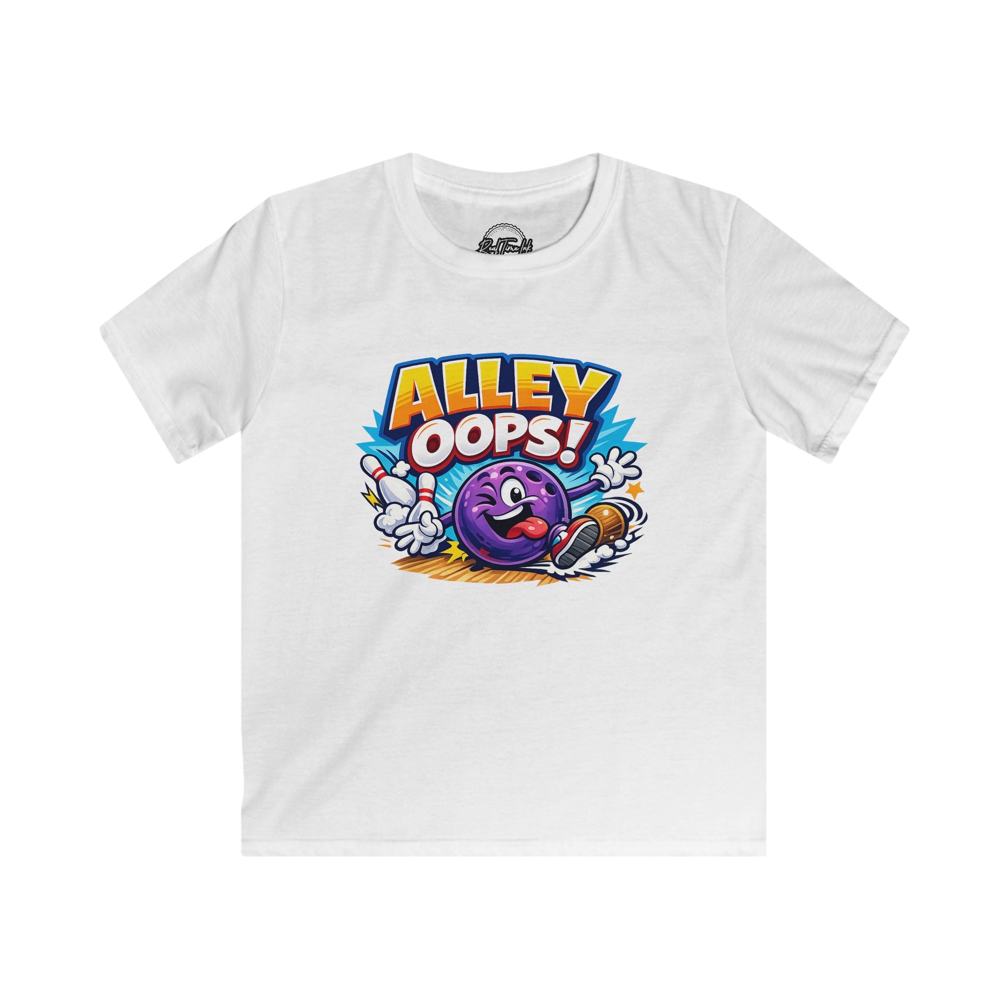 Kids Bowling 'Alley Oops!' Tee — Personalized Back Name & Number