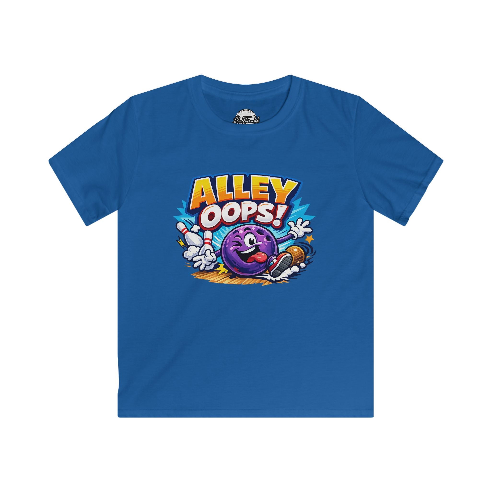 Kids Bowling 'Alley Oops!' Tee — Personalized Back Name & Number