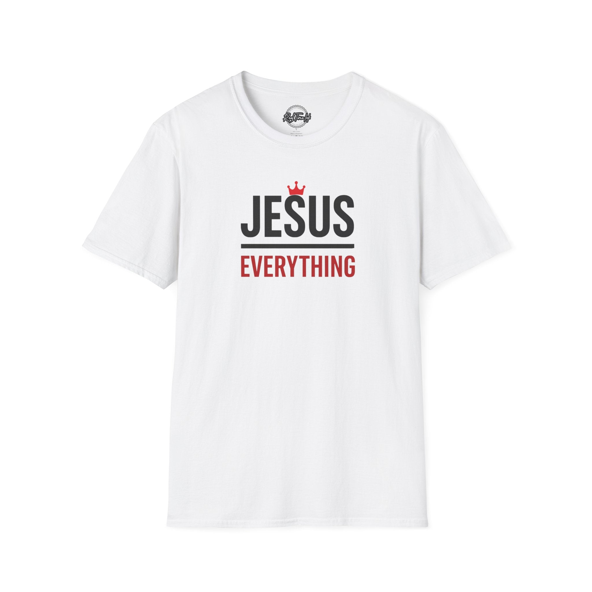 Jesus over Everything Unisex T-Shirt - Faith Inspired Apparel, Christian Gift, Casual Wear, Church Event Shirt, Inspirational Clothing