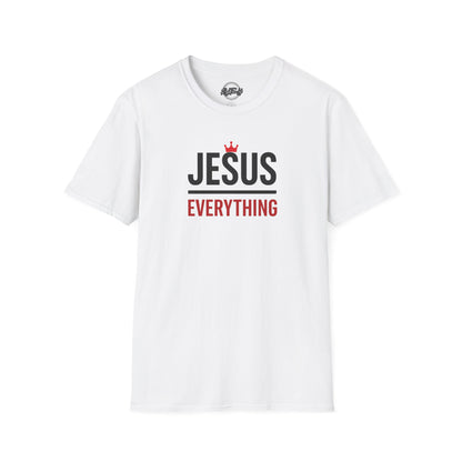 Jesus over Everything Unisex T-Shirt - Faith Inspired Apparel, Christian Gift, Casual Wear, Church Event Shirt, Inspirational Clothing