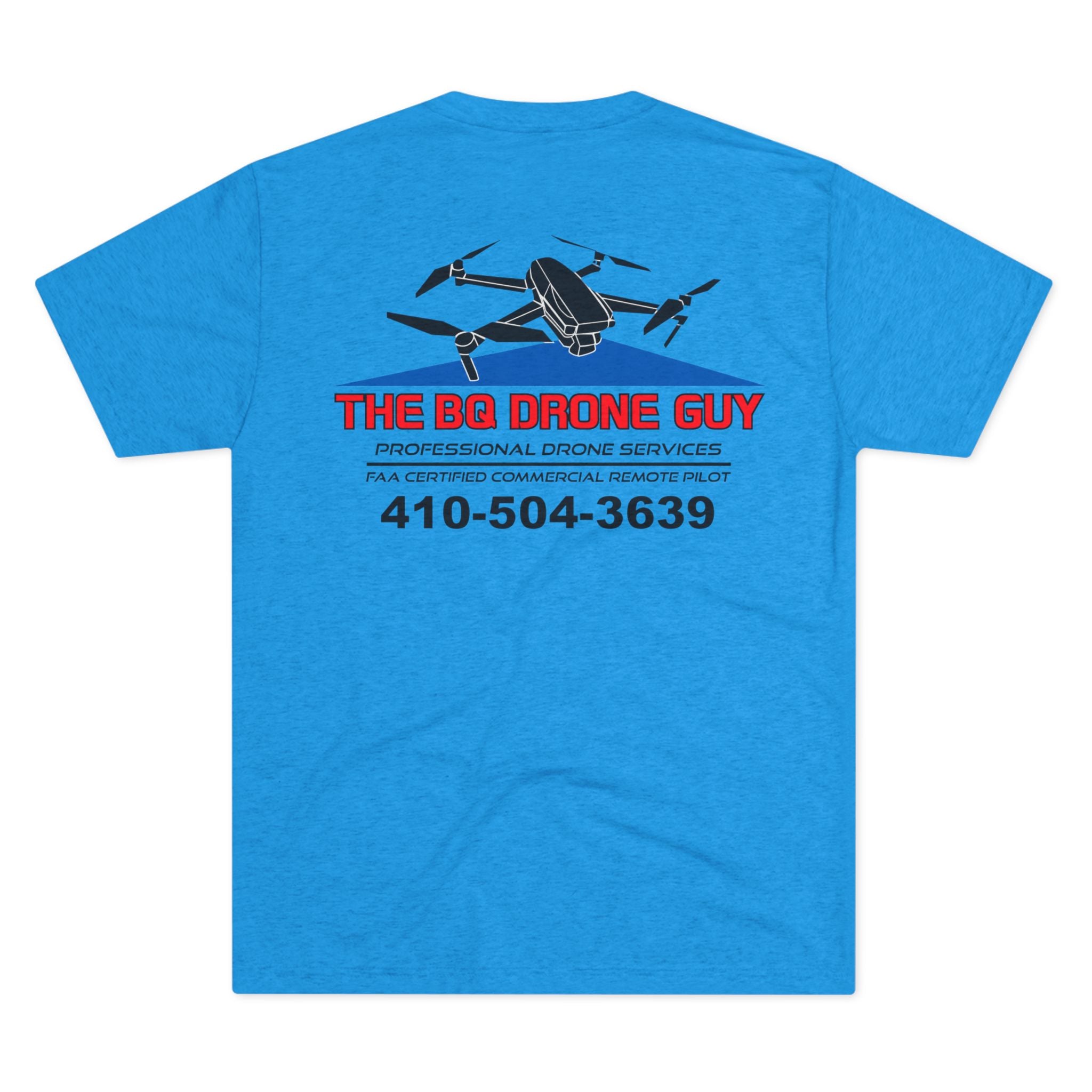 The BQ Drone Guy Logo & Contact Tee