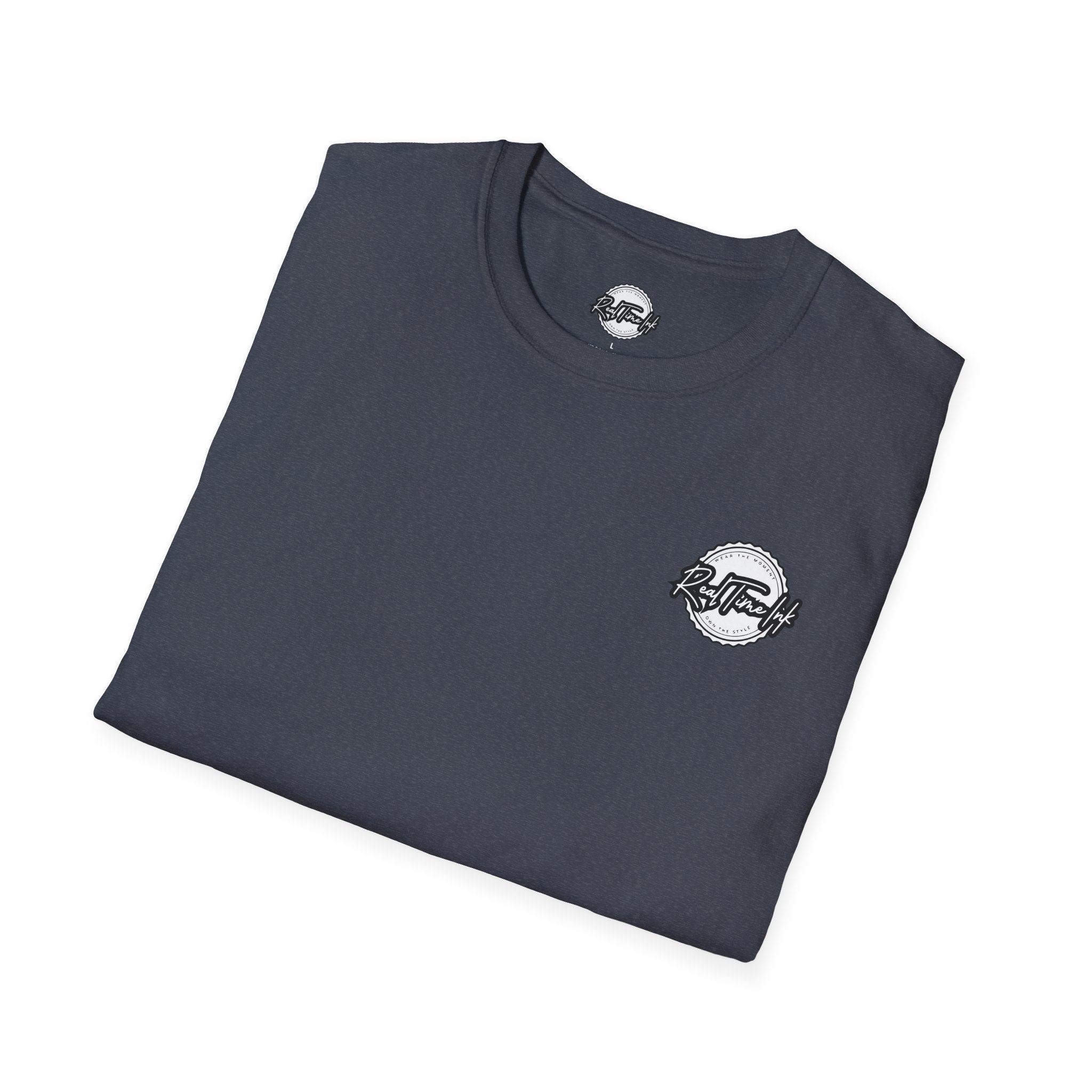 RealTimeInk Graphic T-Shirt — Modern Tech Logo Tee