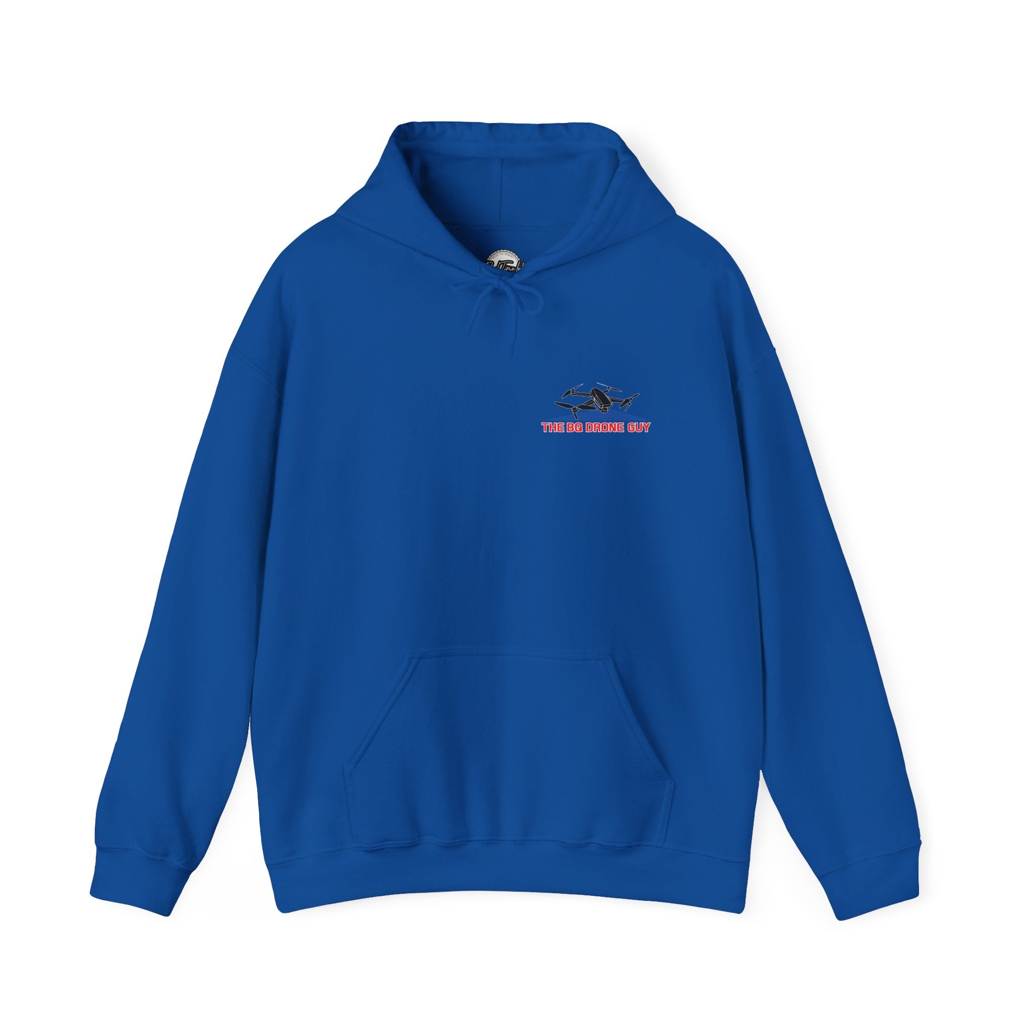 The BQ drone guy Hoodie - "The BQ Drone Guy Logo Back & Chest
