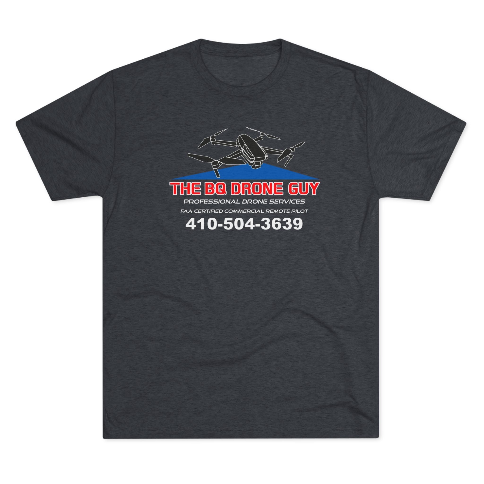 The BQ Drone guy Drone Service T‑Shirt — “The BG Drone Guy” Logo & Phone Number