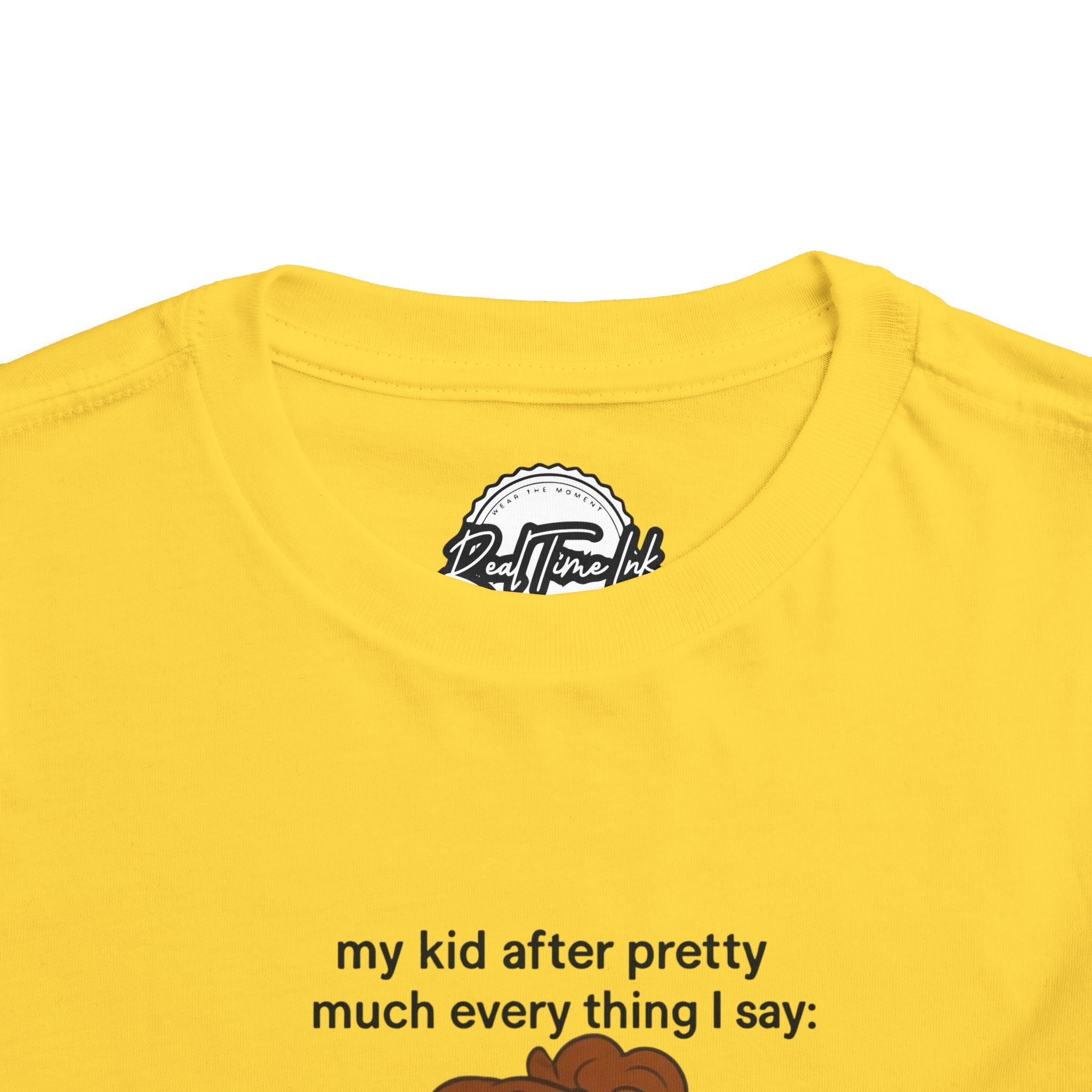 Whimsical Toddler Tee - "WHHHAAATTT??" Fun Kids T-Shirt, Playful Gift, Birthday, Everyday Wear, Humor Clothing