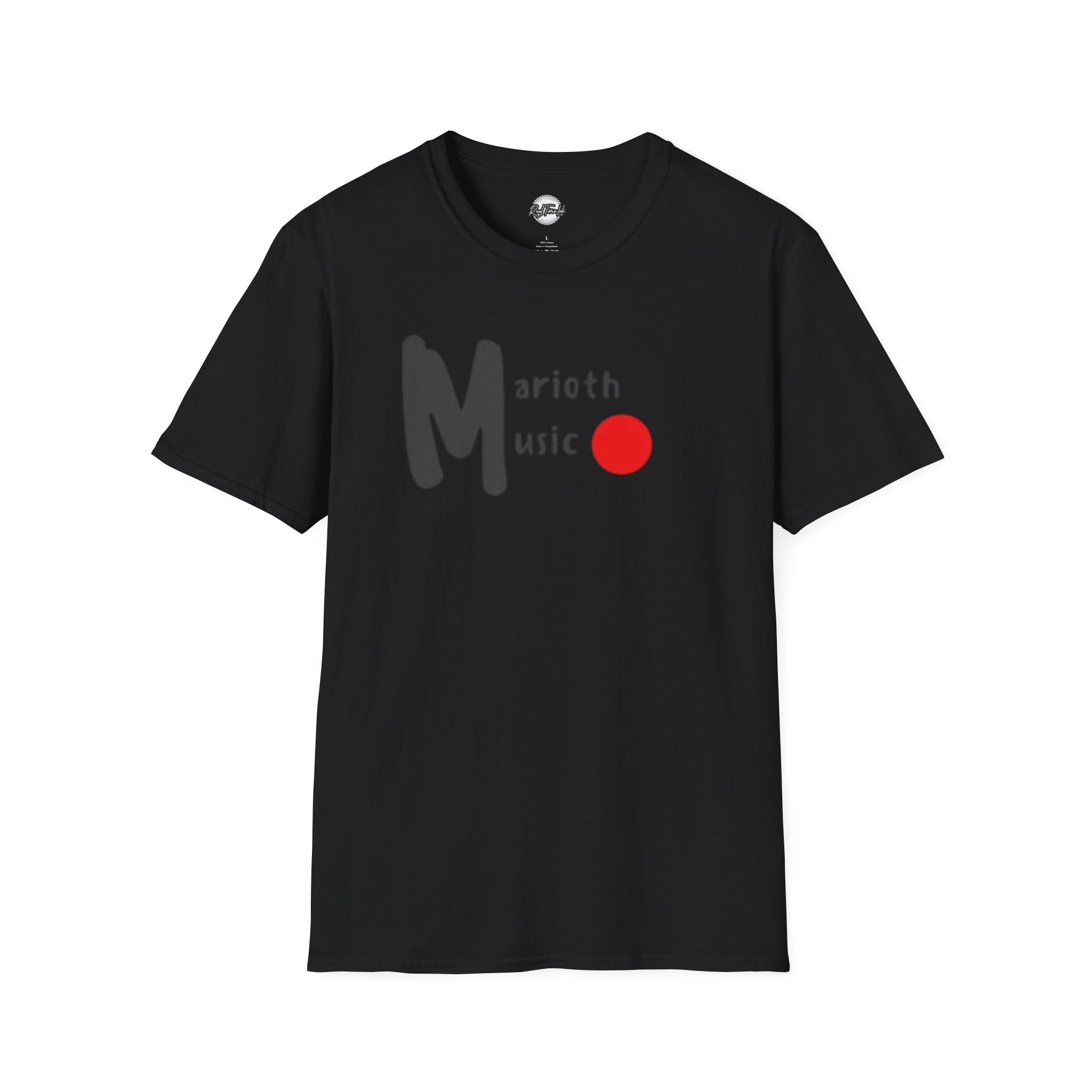 Marioth Music Logo Tee (Bold 'M' with Red Dot)