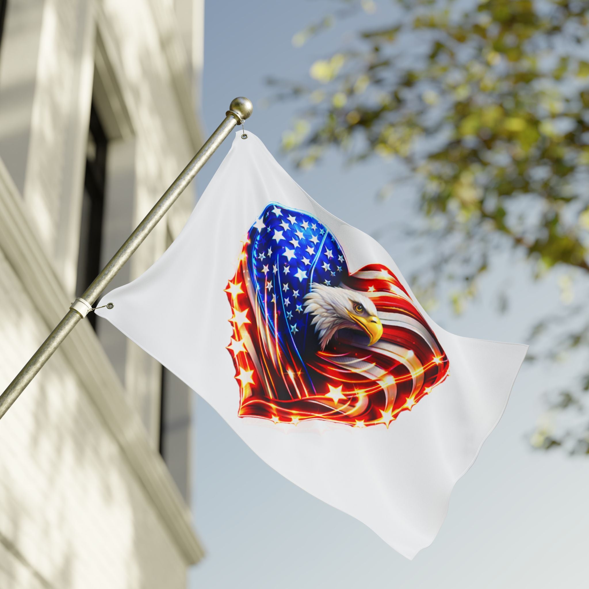 Heart of a Nation Flag - Double-Sided Outdoor Flag