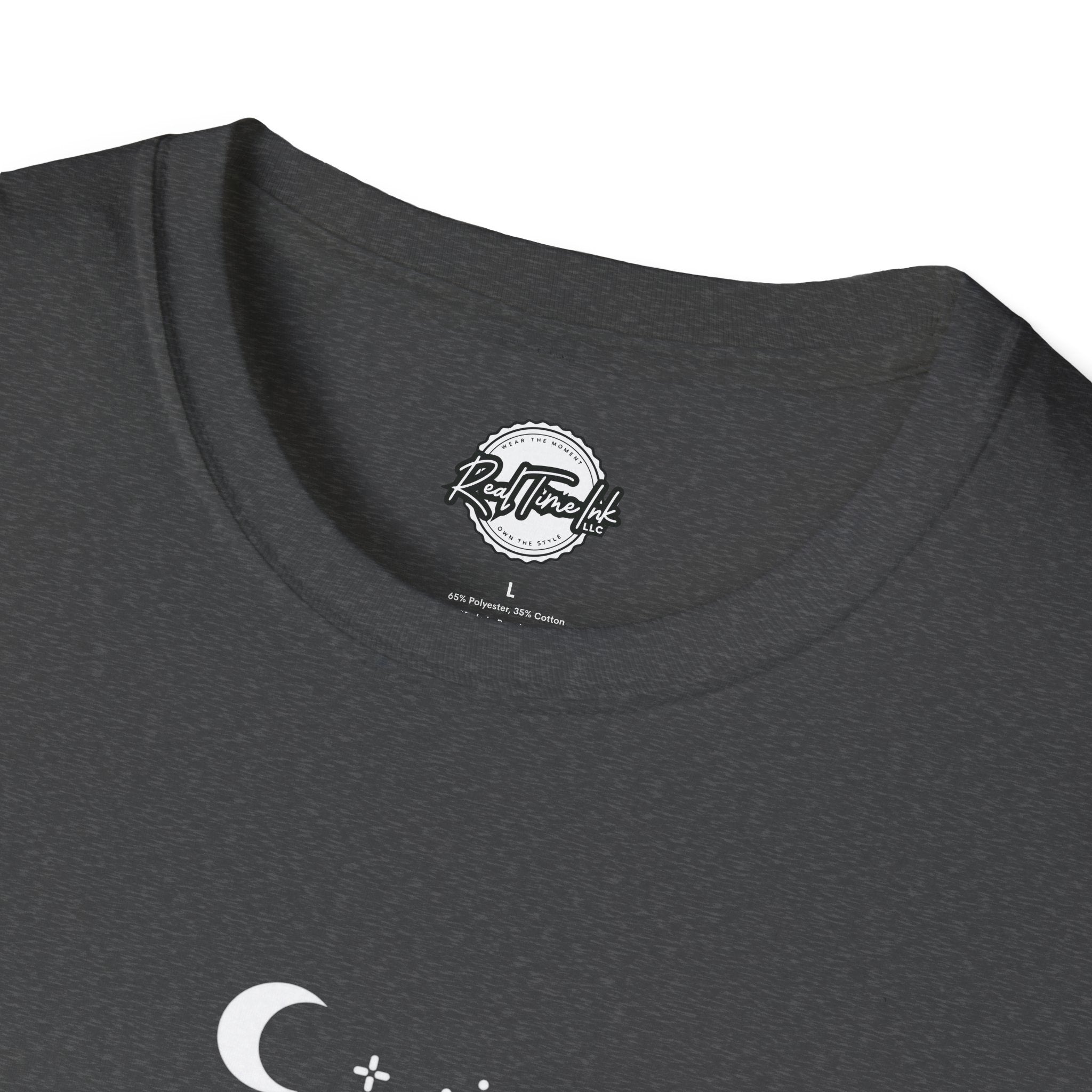 Concord Point Coffee T-Shirt — Minimalist Lighthouse Night Scene Graphic Tee