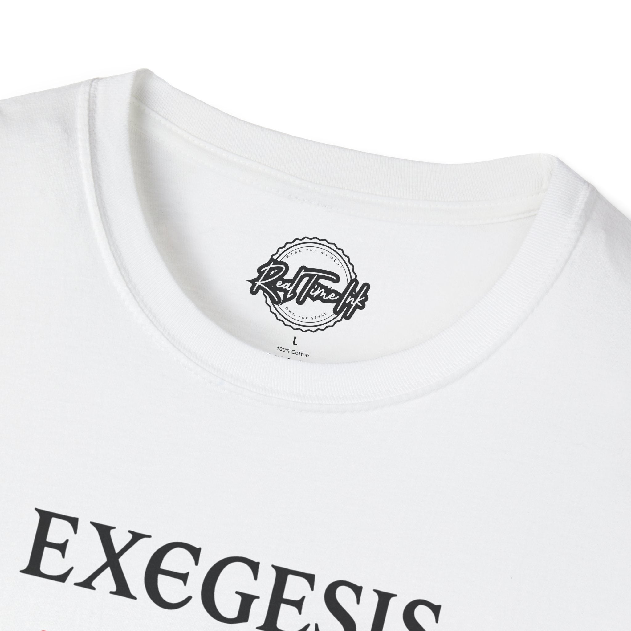 Scholarly Exegesis Tee | Unisex Casual Shirt, Philosophy Gift, Academic Wear, Literature Lover Gift, Study T-Shirt
