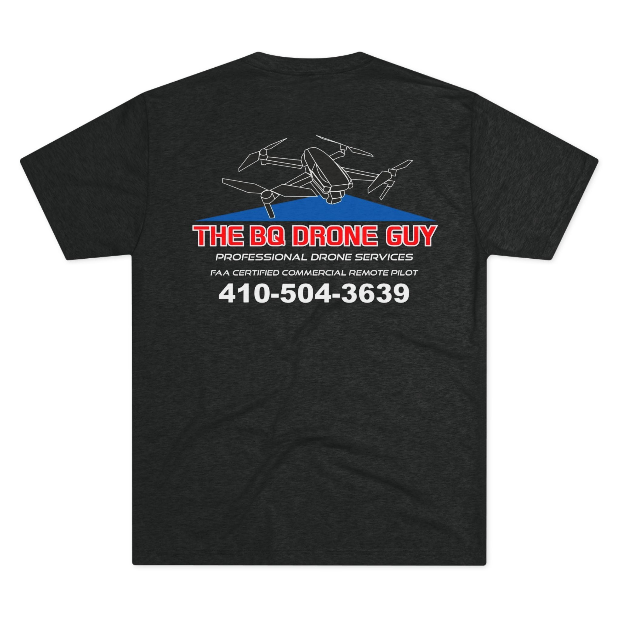 The BQ Drone Guy Logo & Contact Tee