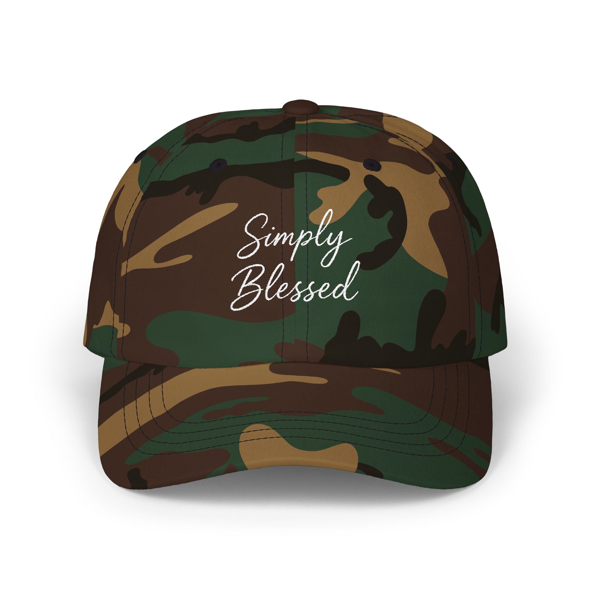 Simply Blessed Classic Dad Cap | Casual Everyday Hat, Gift for Dads, Summer Fashion, Positive Vibes, Outdoor Activities