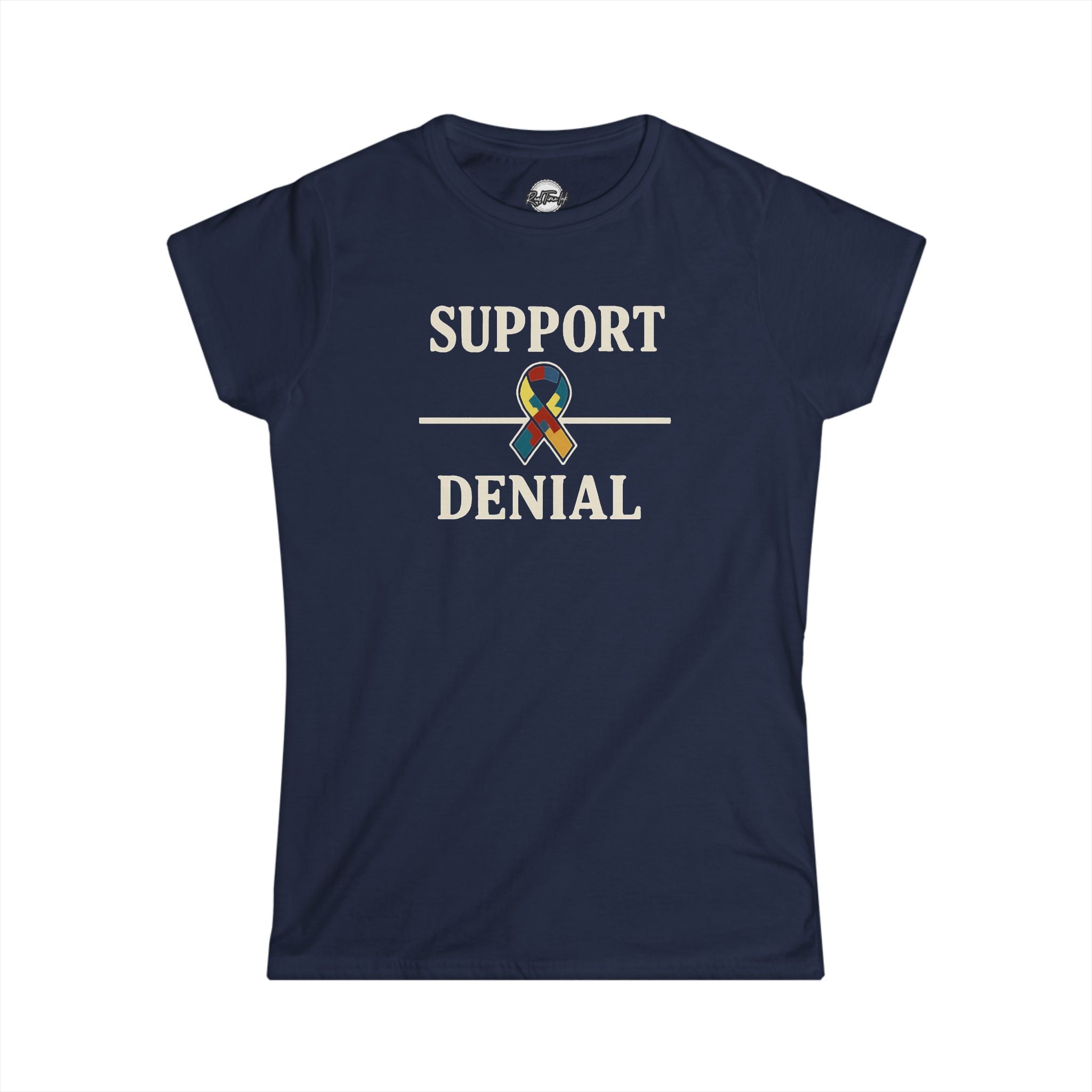 Support Over Denial Autism Awareness Women's Tee