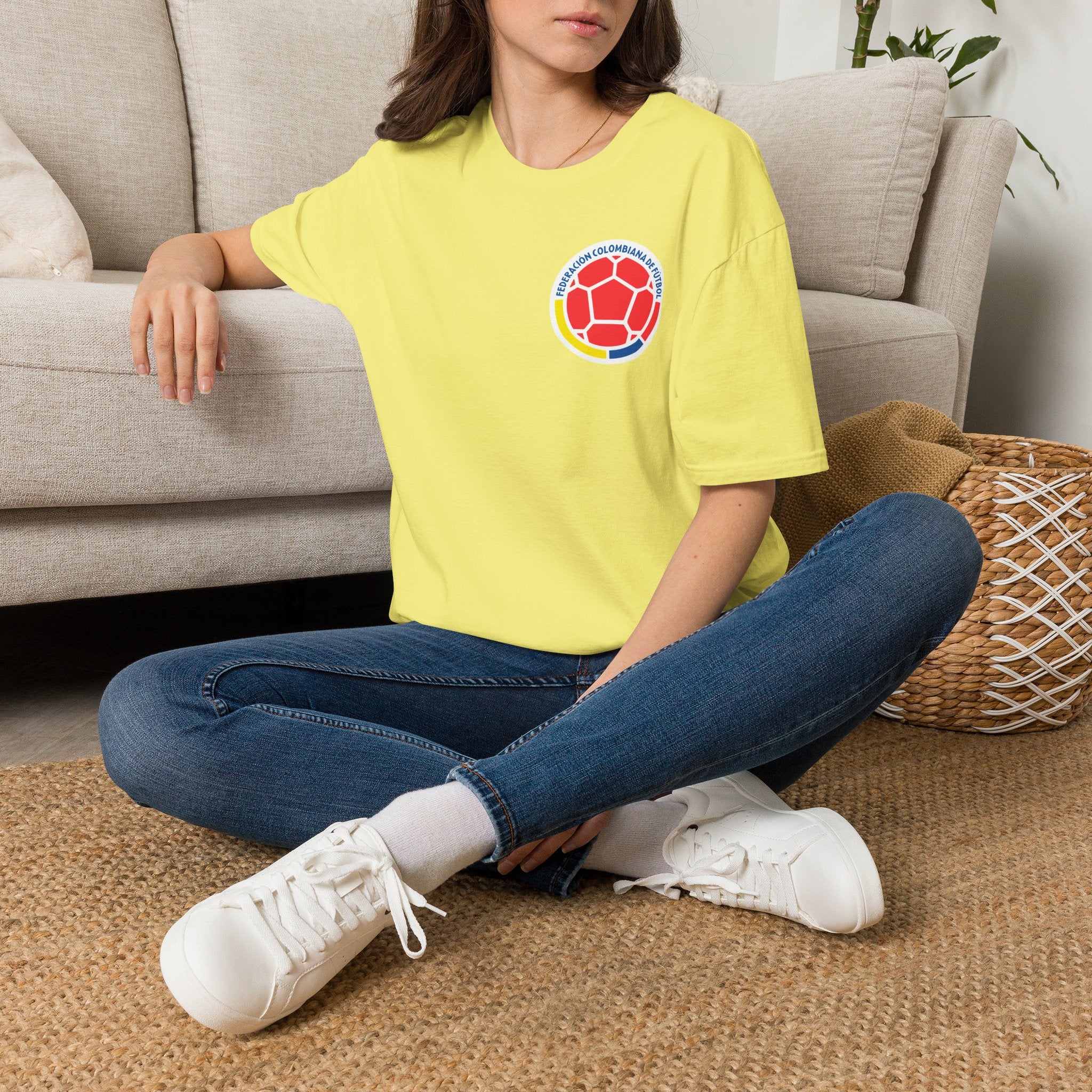 T-Shirt — Colombian Football Emblem Tee (Federación Colombiana de Fútbol)