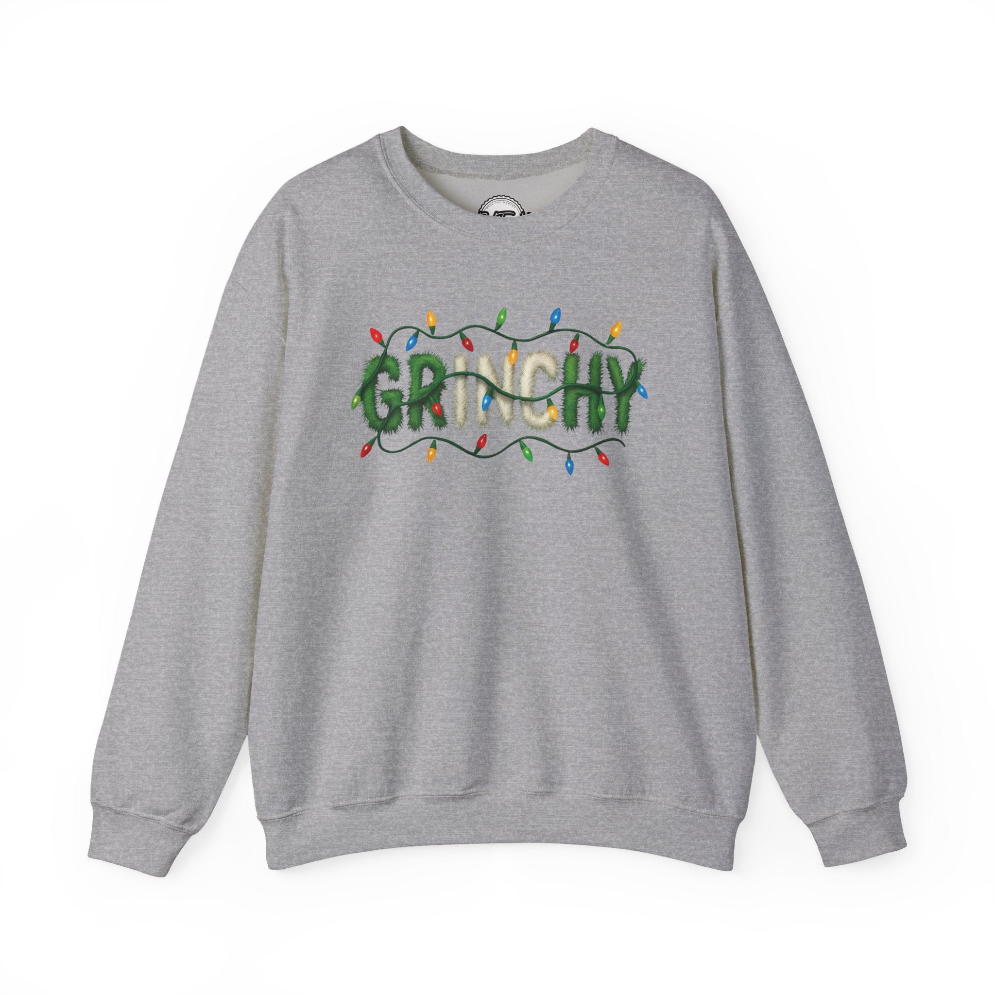 Grinchy Crewneck Sweatshirt — Holiday Christmas Grinch Pullover