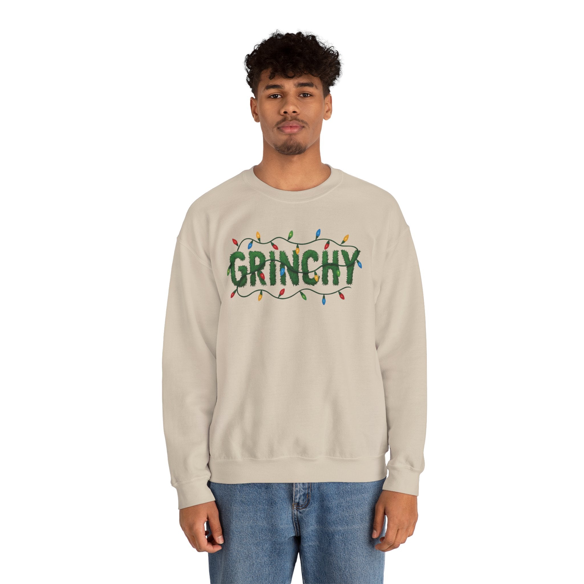 Grinchy Sweatshirt — Holiday Christmas Crewneck