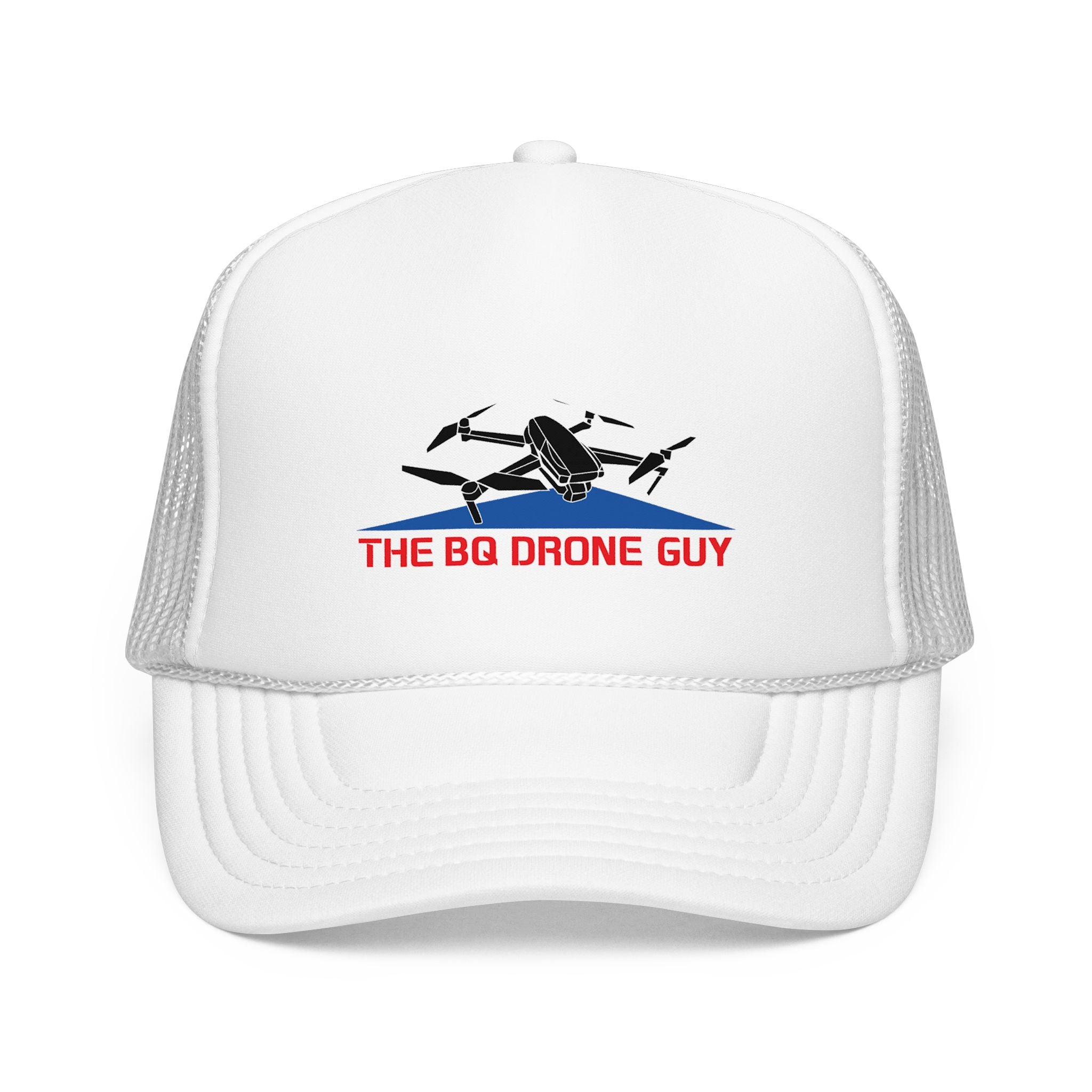The BQ Drone Guy Foam Trucker Hat - 'The BQ Drone Guy' Embroidered Pilot Cap