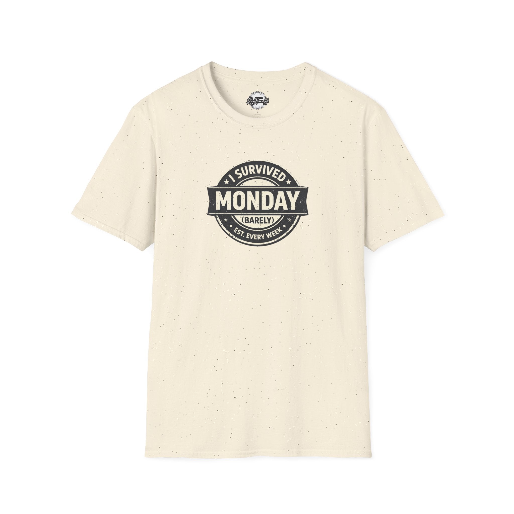 I Survived Monday T-Shirt — Funny Workweek Graphic Tee