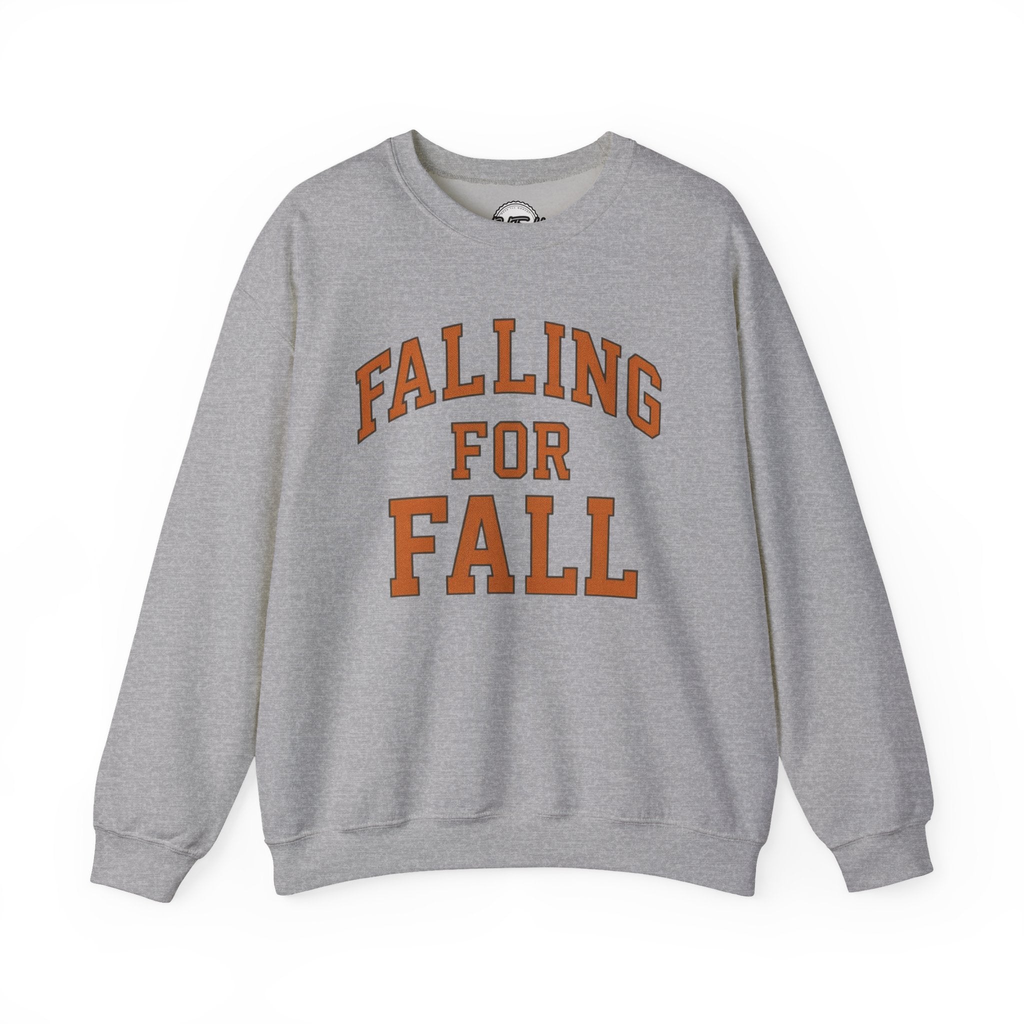 Falling for Fall Sweatshirt | Cozy Unisex Crewneck for Autumn, Seasonal Fashion, Fall Chill, Thanksgiving, Gifts