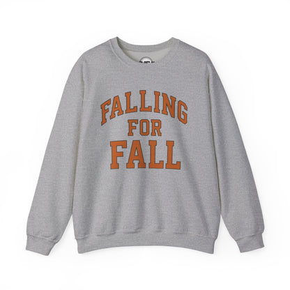 Falling for Fall Sweatshirt | Cozy Unisex Crewneck for Autumn, Seasonal Fashion, Fall Chill, Thanksgiving, Gifts