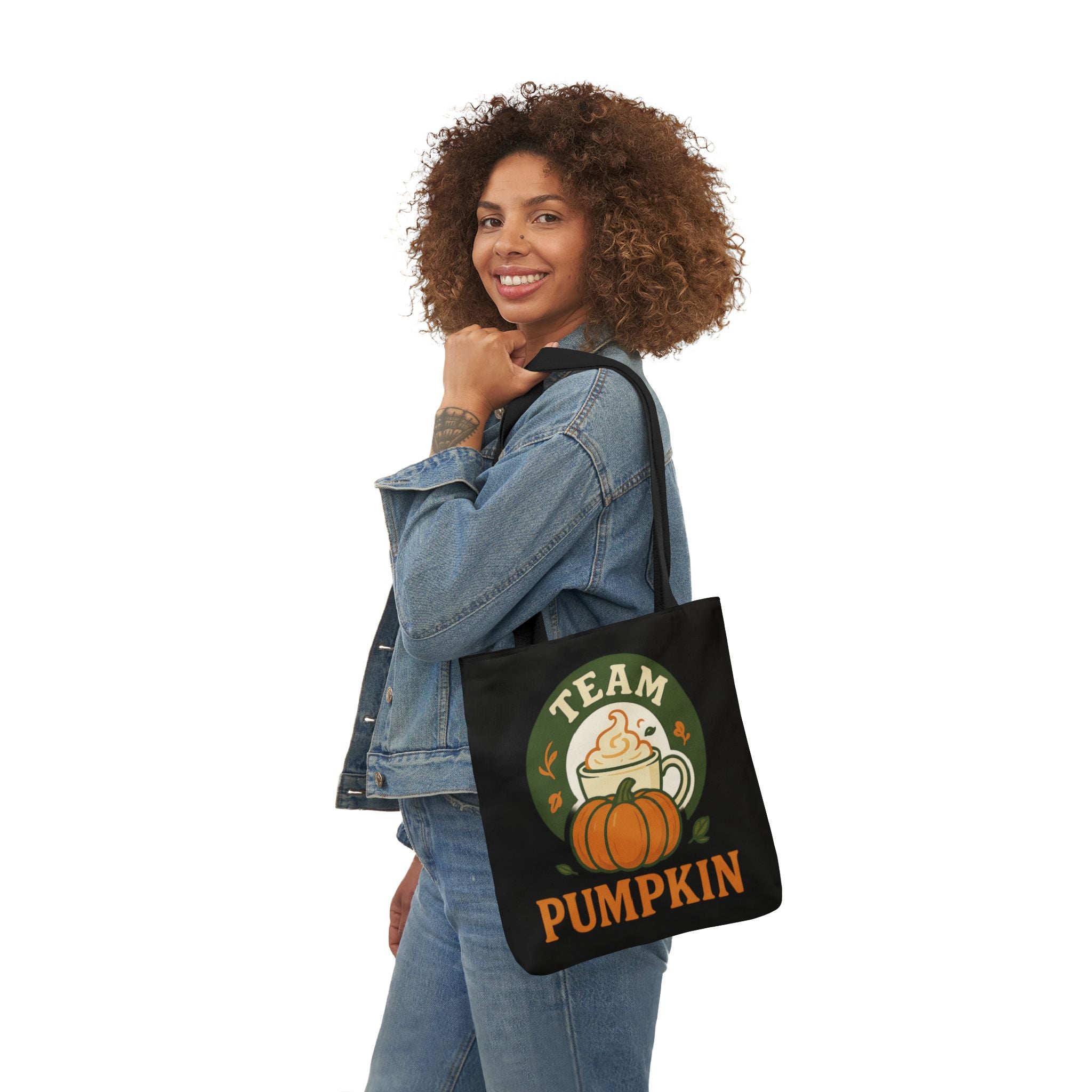 Canvas Tote Bag, Team Pumpkin Design