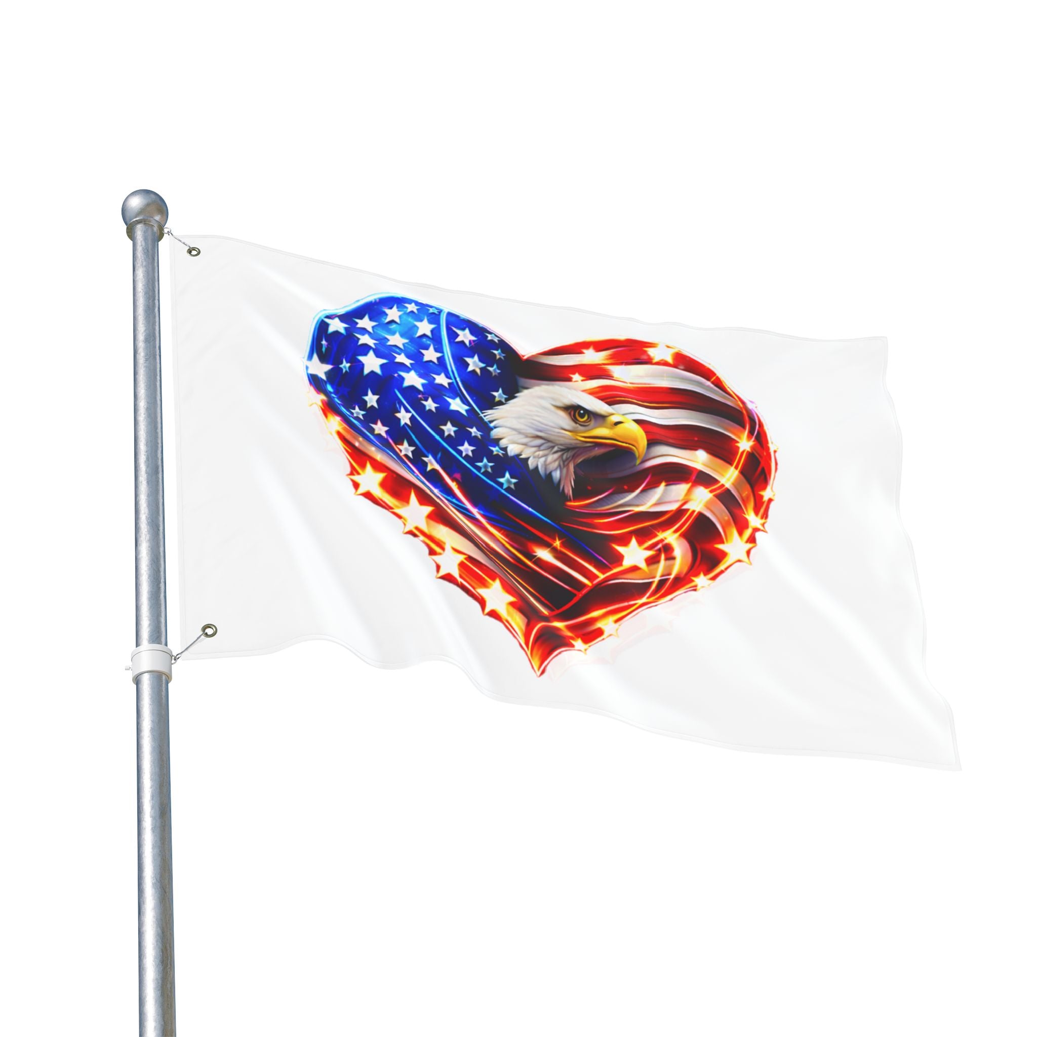 Heart of a Nation Flag - Double-Sided Outdoor Flag