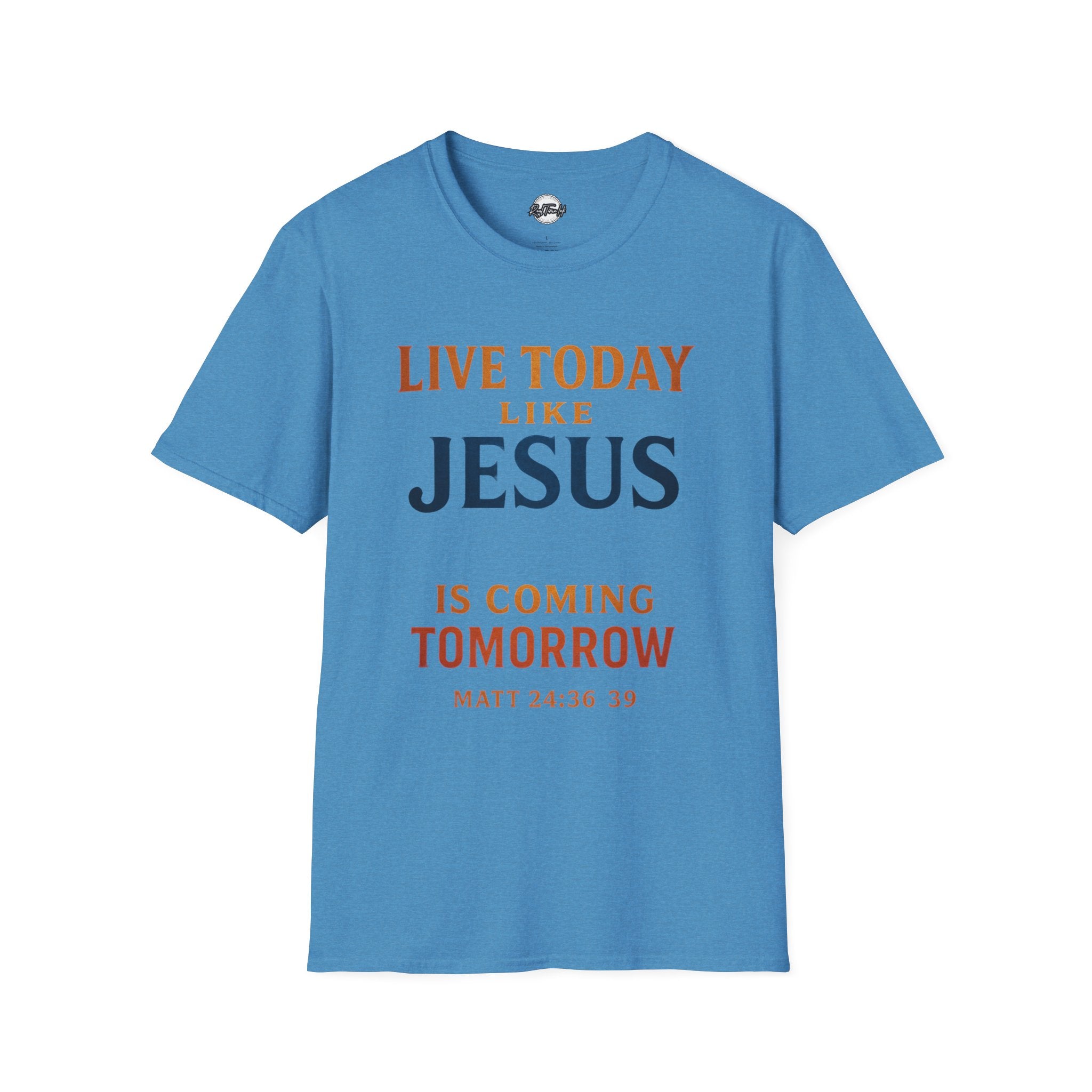 Unisex Christian T-Shirt - Live Today Like Jesus is Coming Tomorrow, Inspirational Gift, Faith-Based Apparel, Casual Wear, Everyday [...]