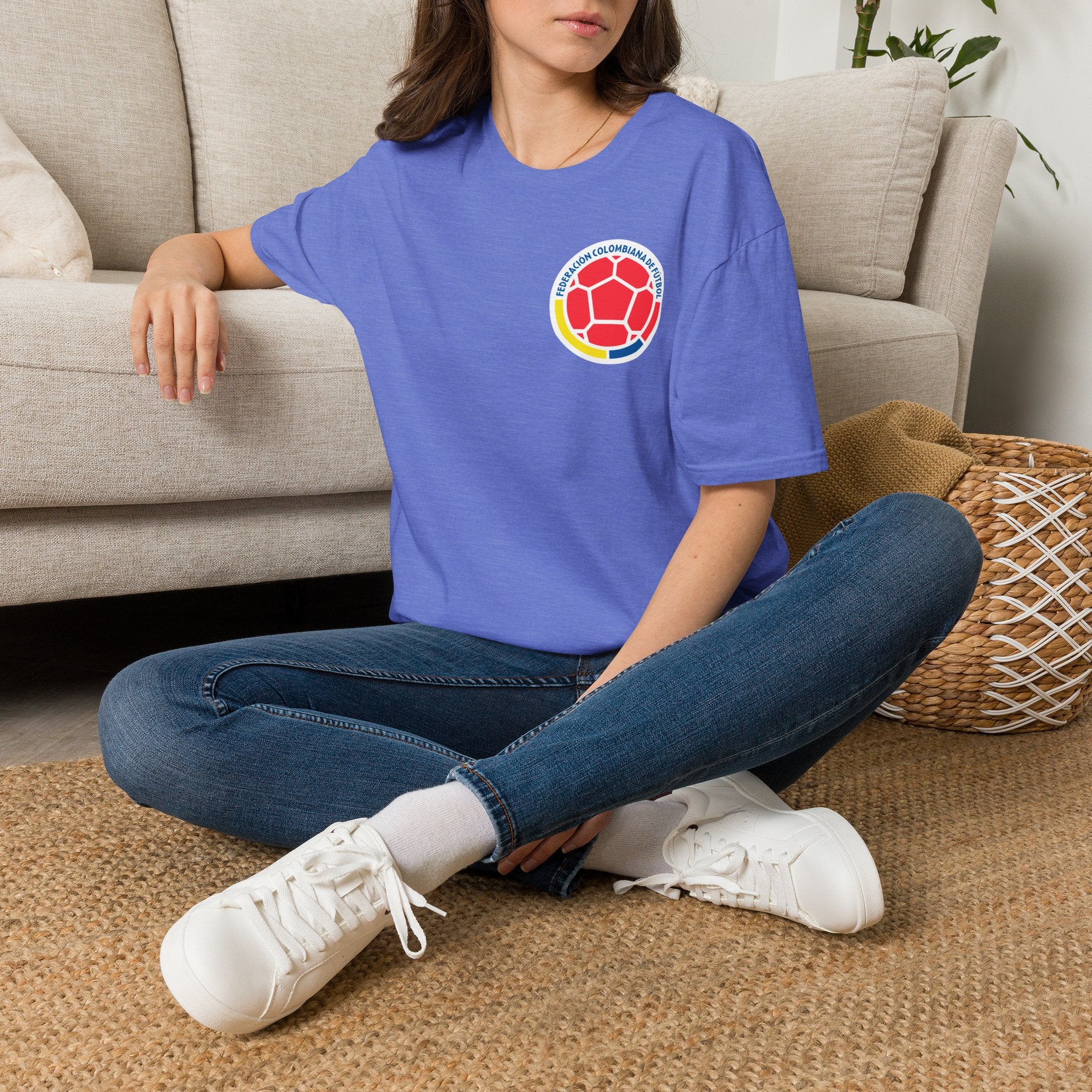 T-Shirt — Colombian Football Emblem Tee (Federación Colombiana de Fútbol)