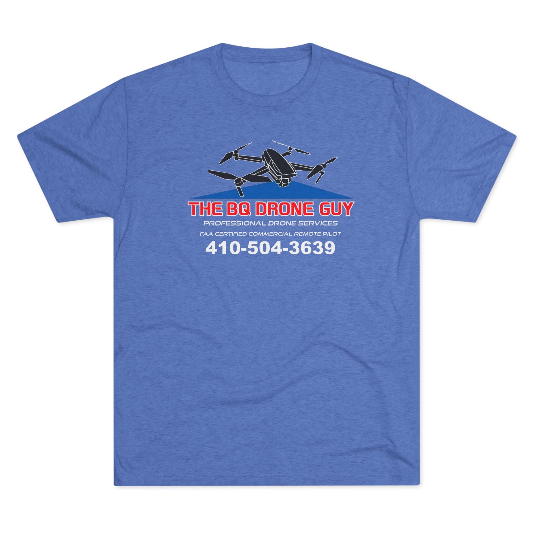 The BQ Drone guy Drone Service T‑Shirt — “The BG Drone Guy” Logo & Phone Number