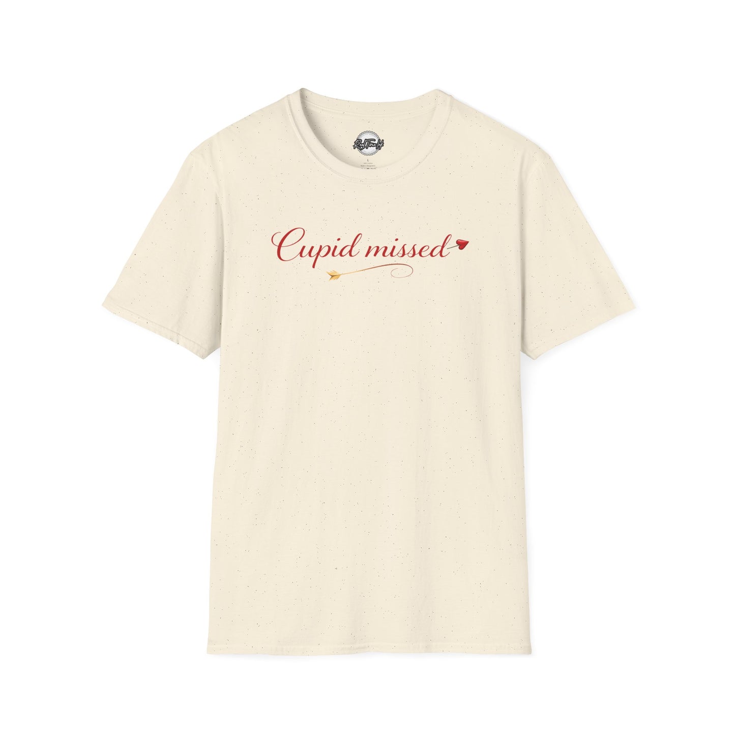 Cupid Missed T-Shirt — Funny Valentine’s Day Shirt with Heart Accent