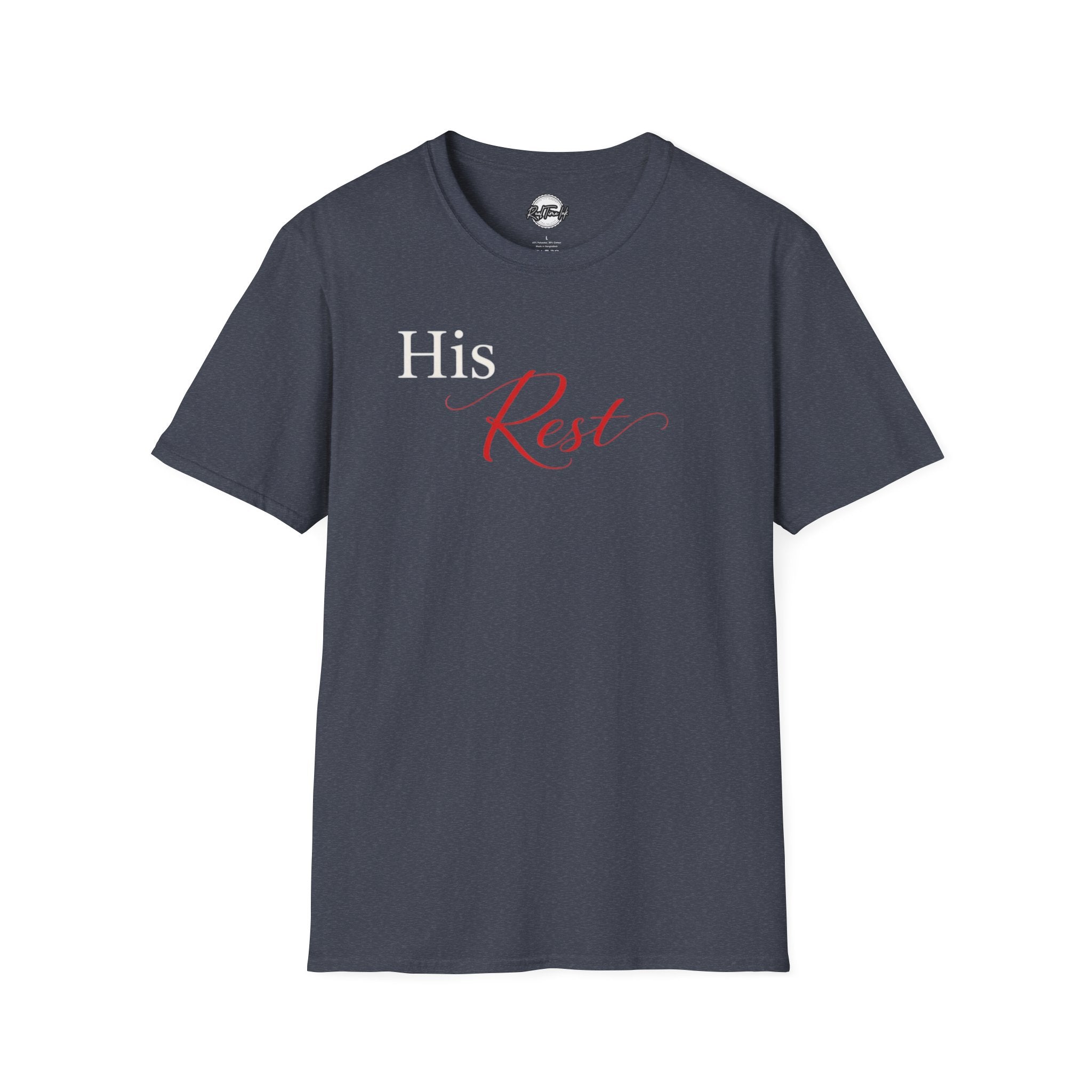 His Rest Valentines Couples Shirt — Couples T-Shirt