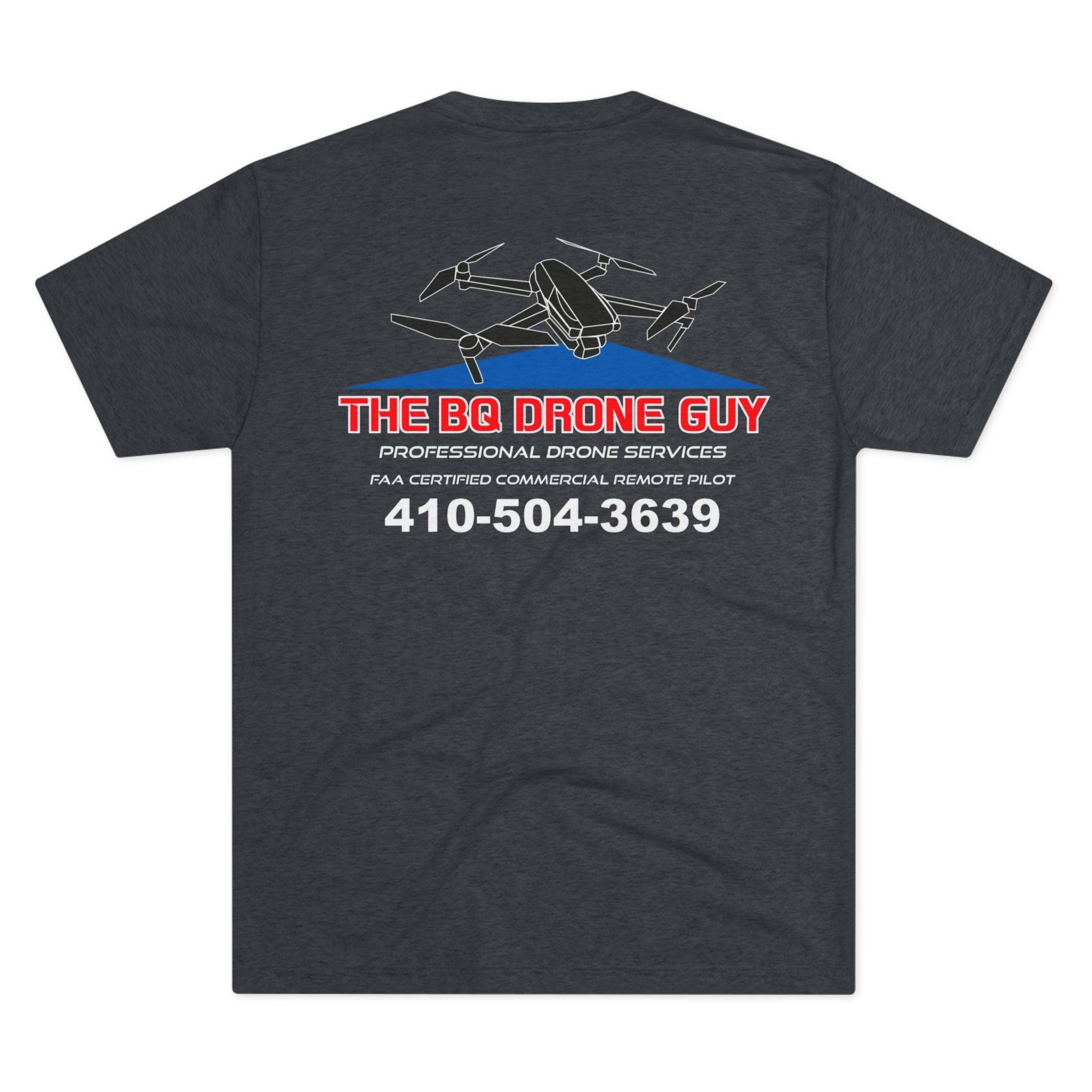The BQ Drone Guy Logo & Contact Tee