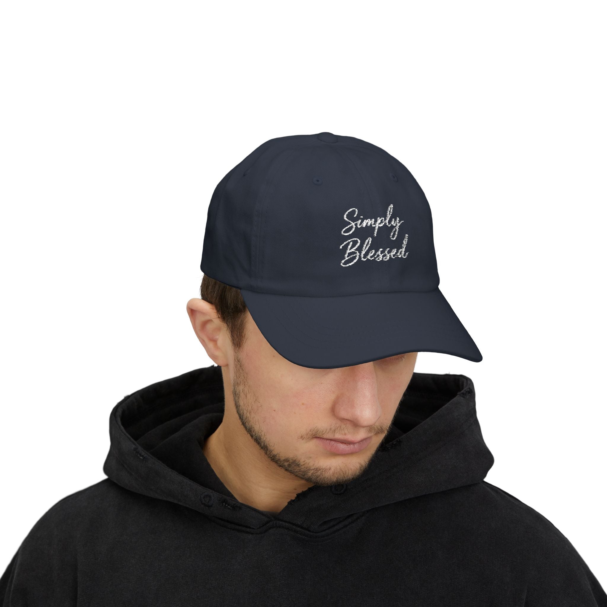 Simply Blessed Classic Dad Cap | Casual Everyday Hat, Gift for Dads, Summer Fashion, Positive Vibes, Outdoor Activities