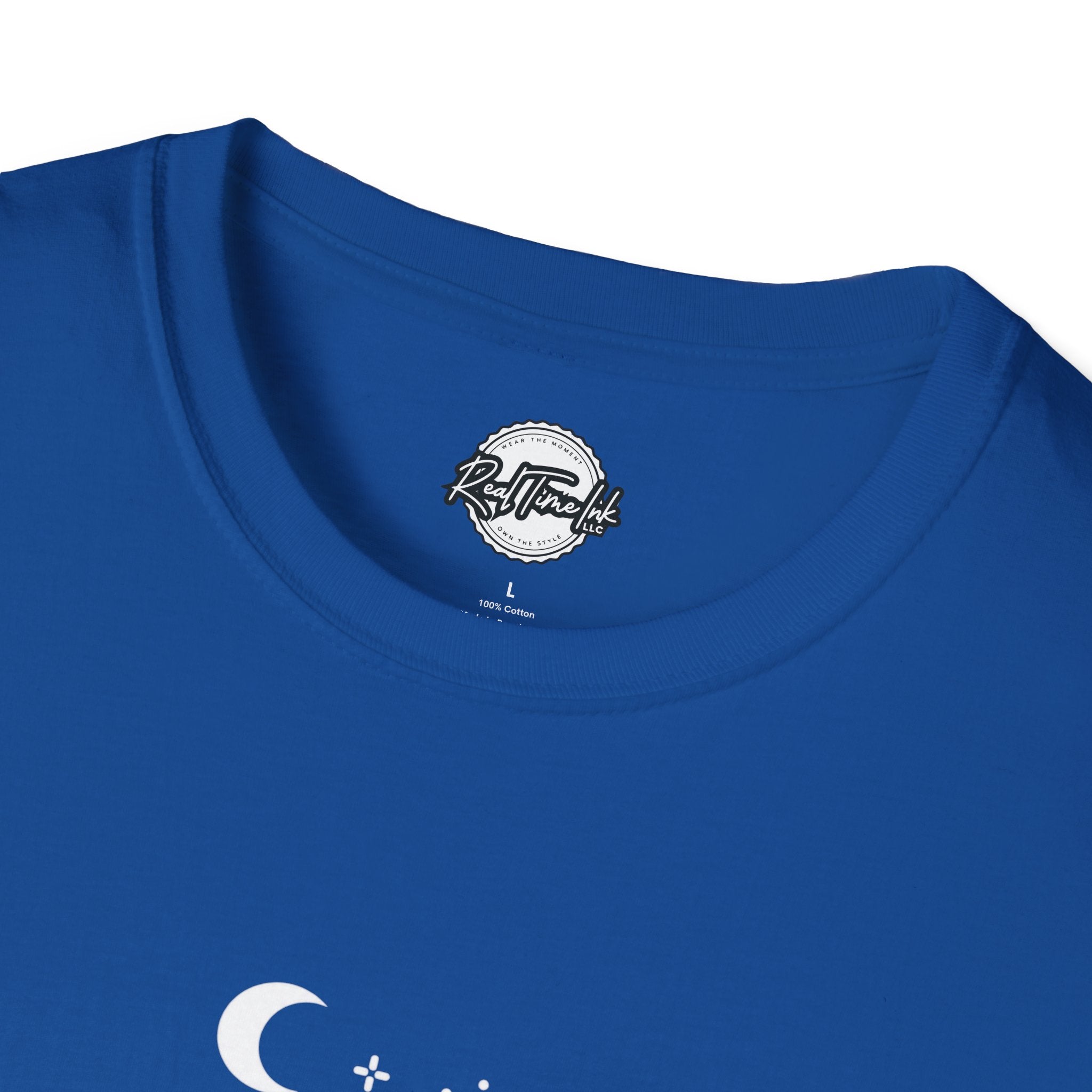 Concord Point Coffee T-Shirt — Minimalist Lighthouse Night Scene Graphic Tee