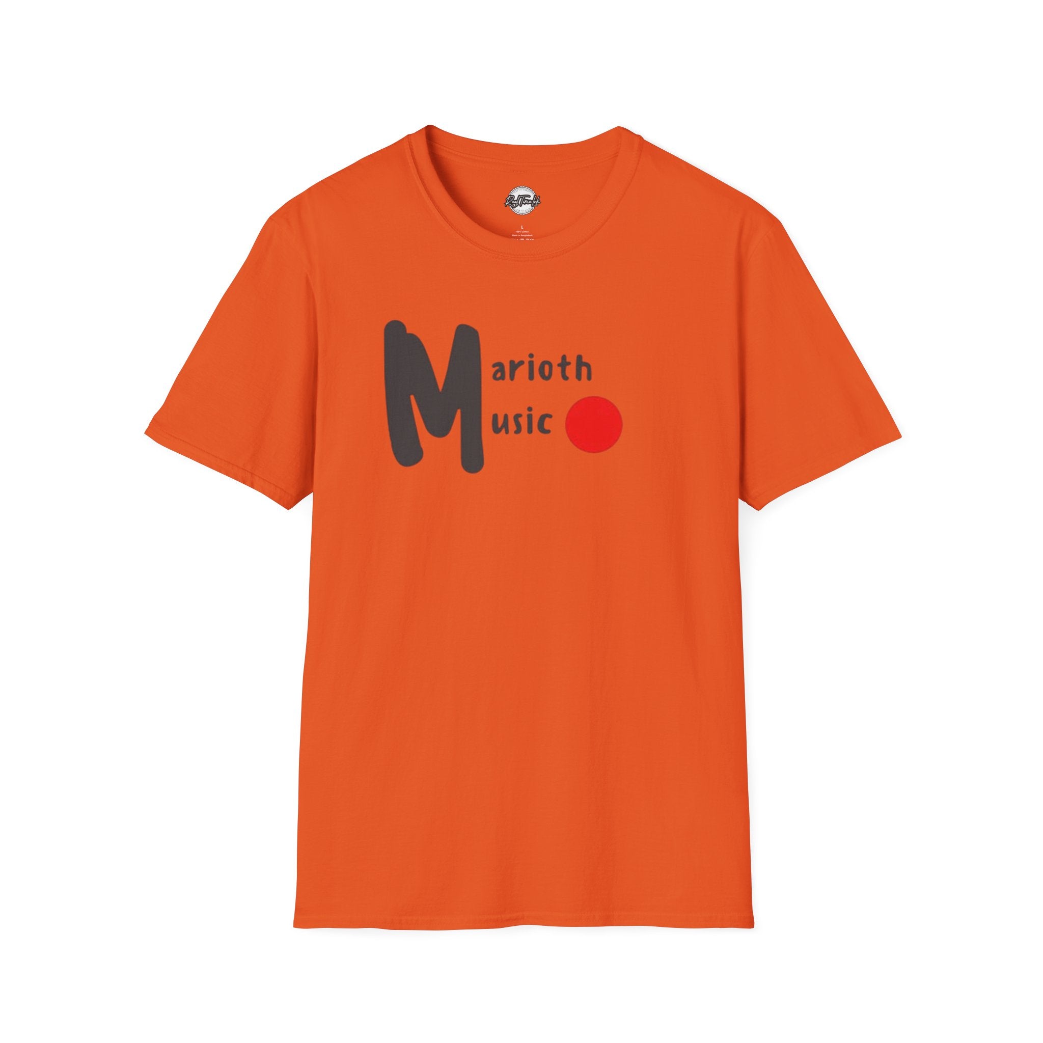 Marioth Music Logo Tee (Bold 'M' with Red Dot)