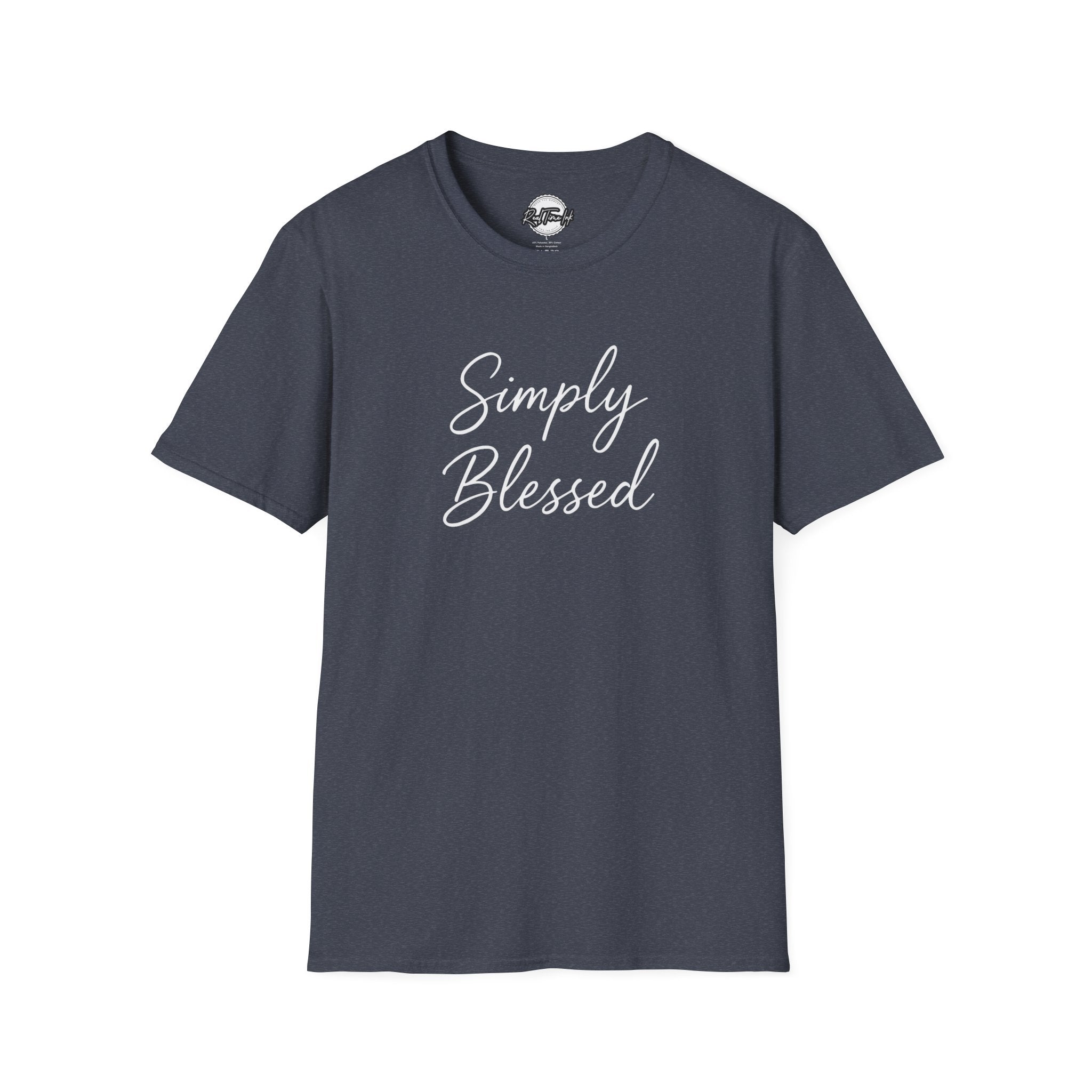 Simply Blessed Unisex Softstyle T-Shirt - Comfortable and Inspirational Wear
