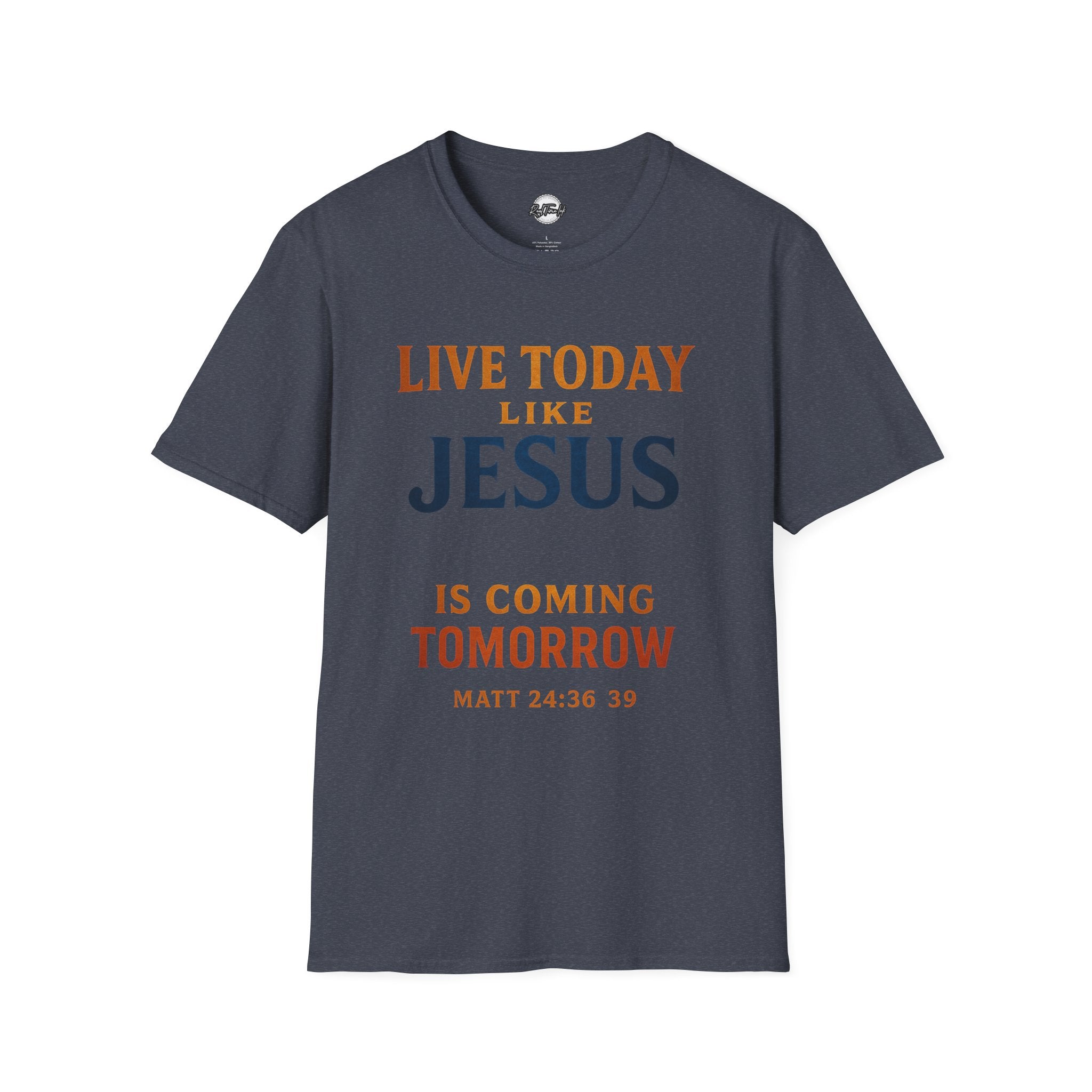Unisex Christian T-Shirt - Live Today Like Jesus is Coming Tomorrow, Inspirational Gift, Faith-Based Apparel, Casual Wear, Everyday [...]