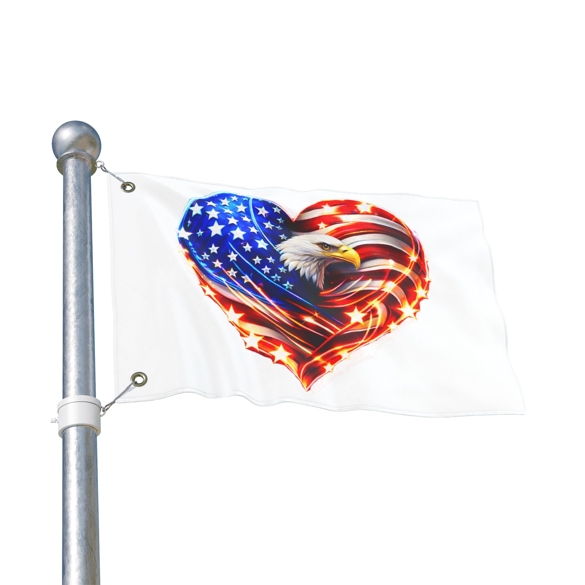 Heart of a Nation Flag - Double-Sided Outdoor Flag