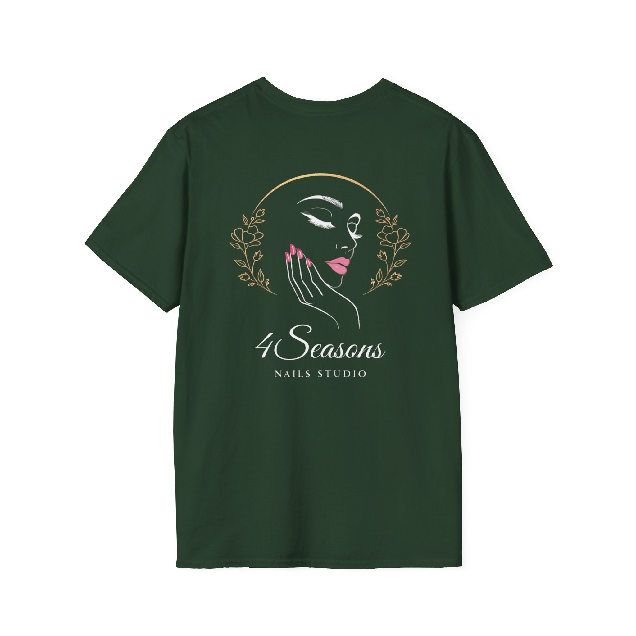 Nails Studio T-Shirt — "4 Seasons" Logo Tee (Salon Uniform)