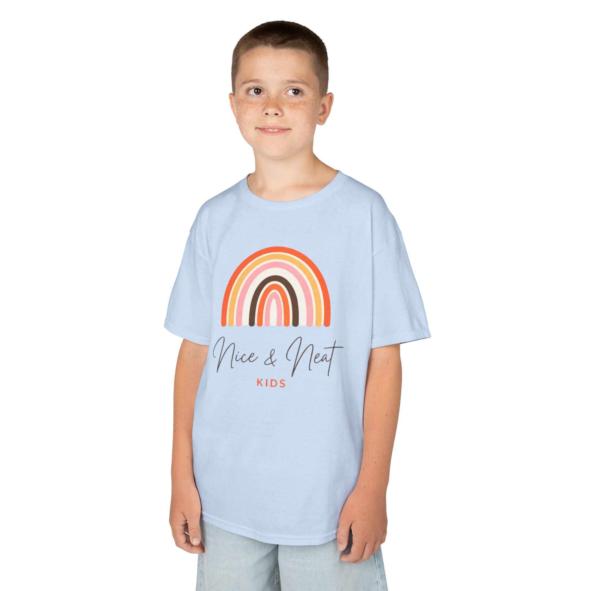 Nice & Neat Kids Rainbow Retro Graphic Shirt