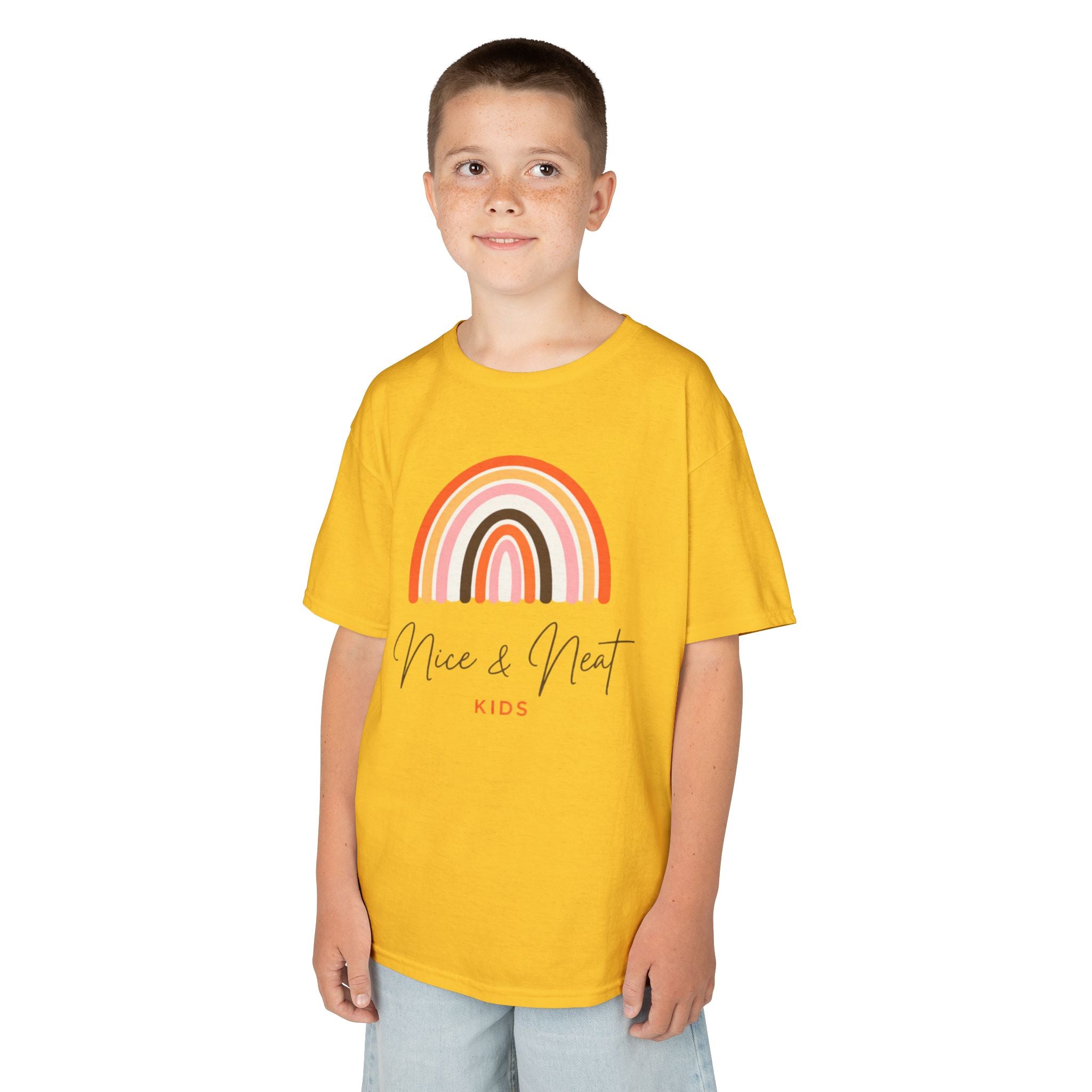 Nice & Neat Kids Rainbow Retro Graphic Shirt