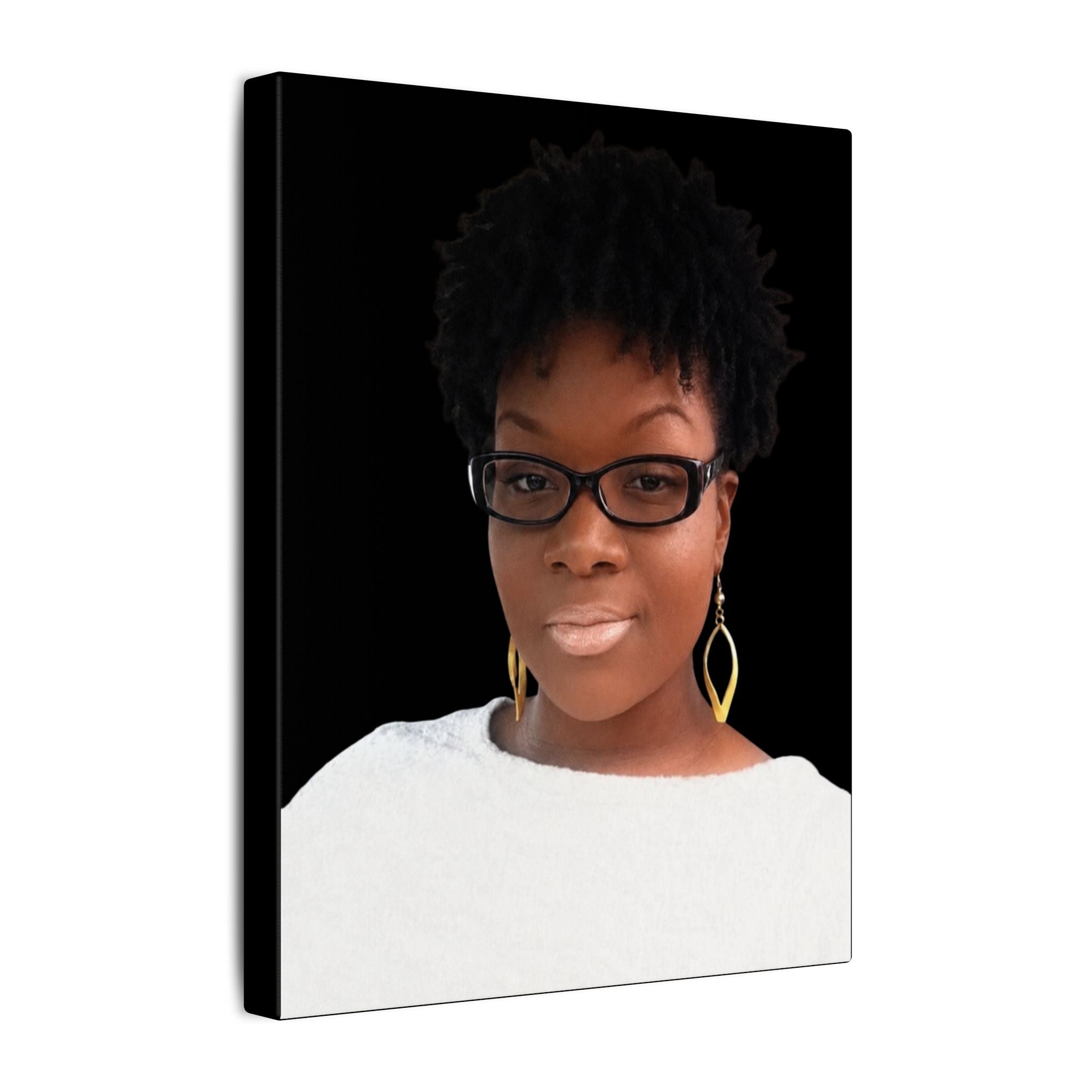 Portrait Canvas Print — Personalized Stretched Matte Canvas