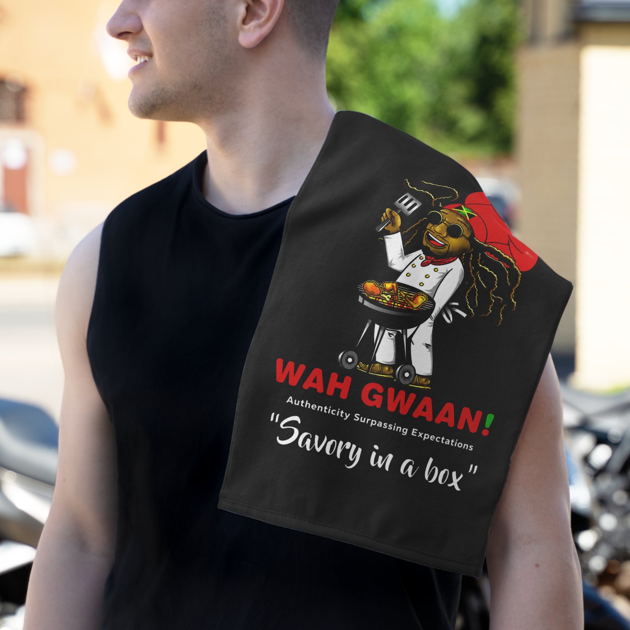 WAH GWAAN! Rally Towel, 11x18