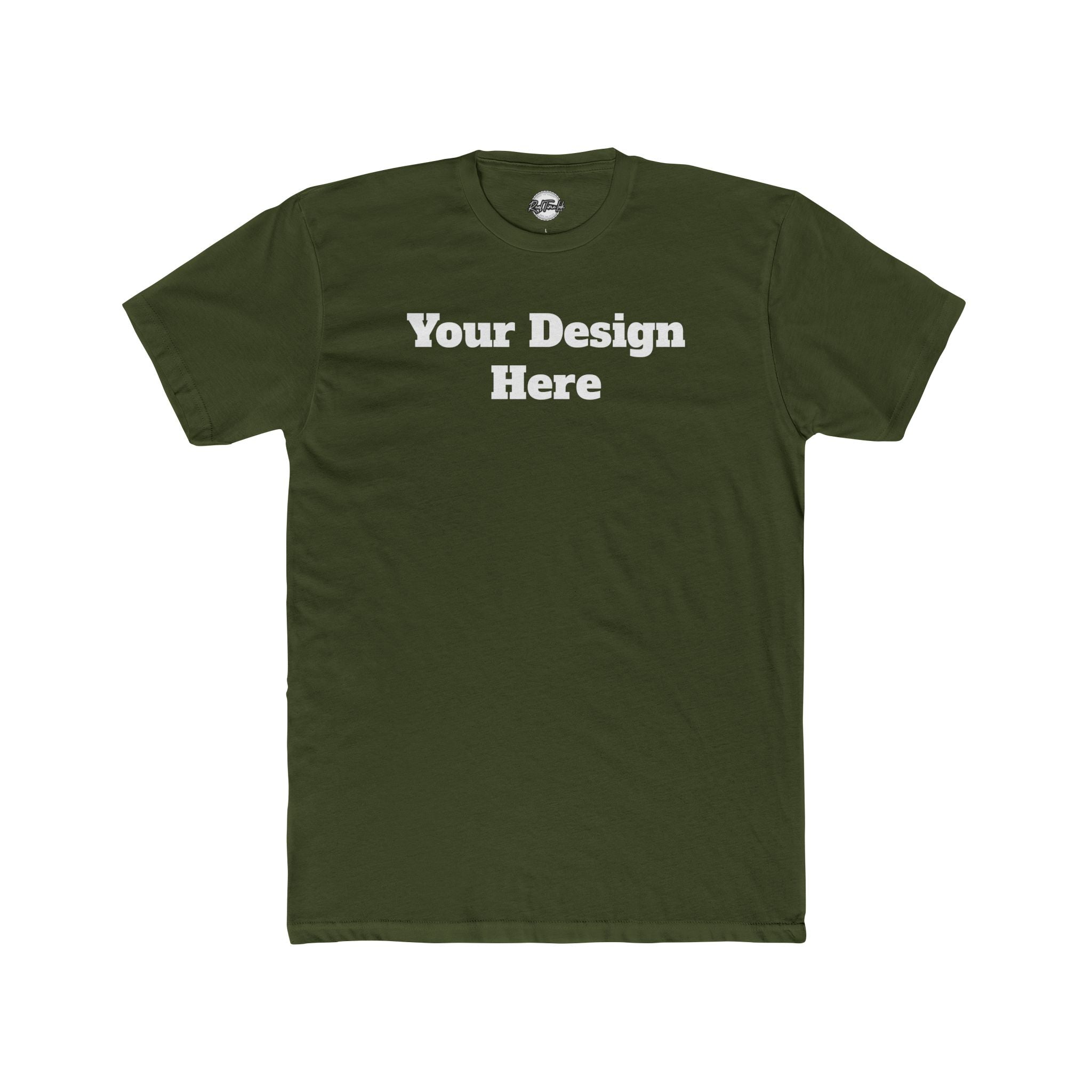 Custom unisex Cotton Crew Tee