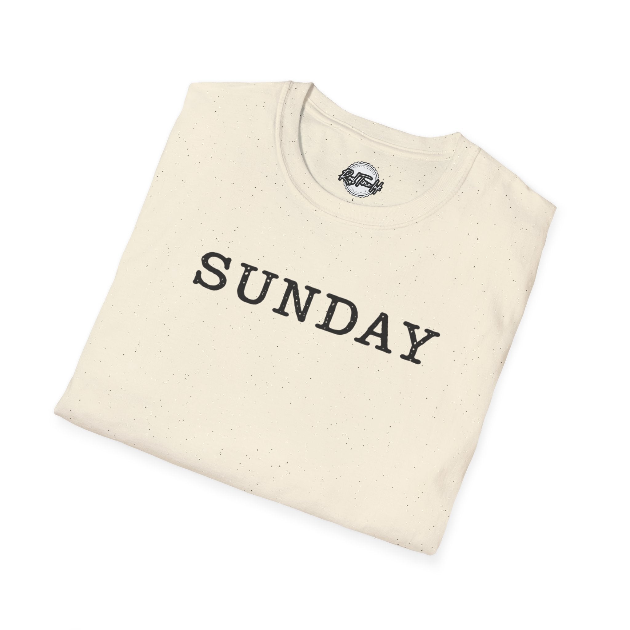 Sunday Graphic T-Shirt — Minimalist Weekend Tee