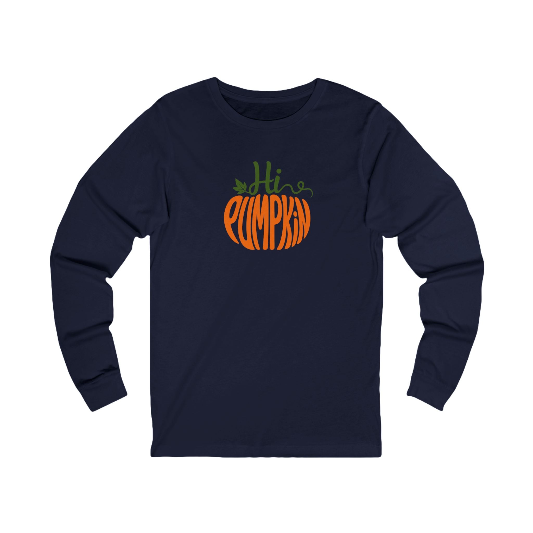 Hi Pumpkin Unisex Jersey Long Sleeve Tee