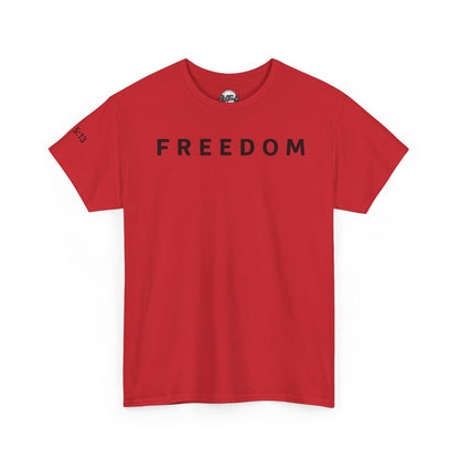 Freedom Gal 5:13 Unisex Heavy Cotton Tee, Casual Graphic T-Shirt, Comfortable Everyday Wear, Inspirational Gift, Freedom Clothing